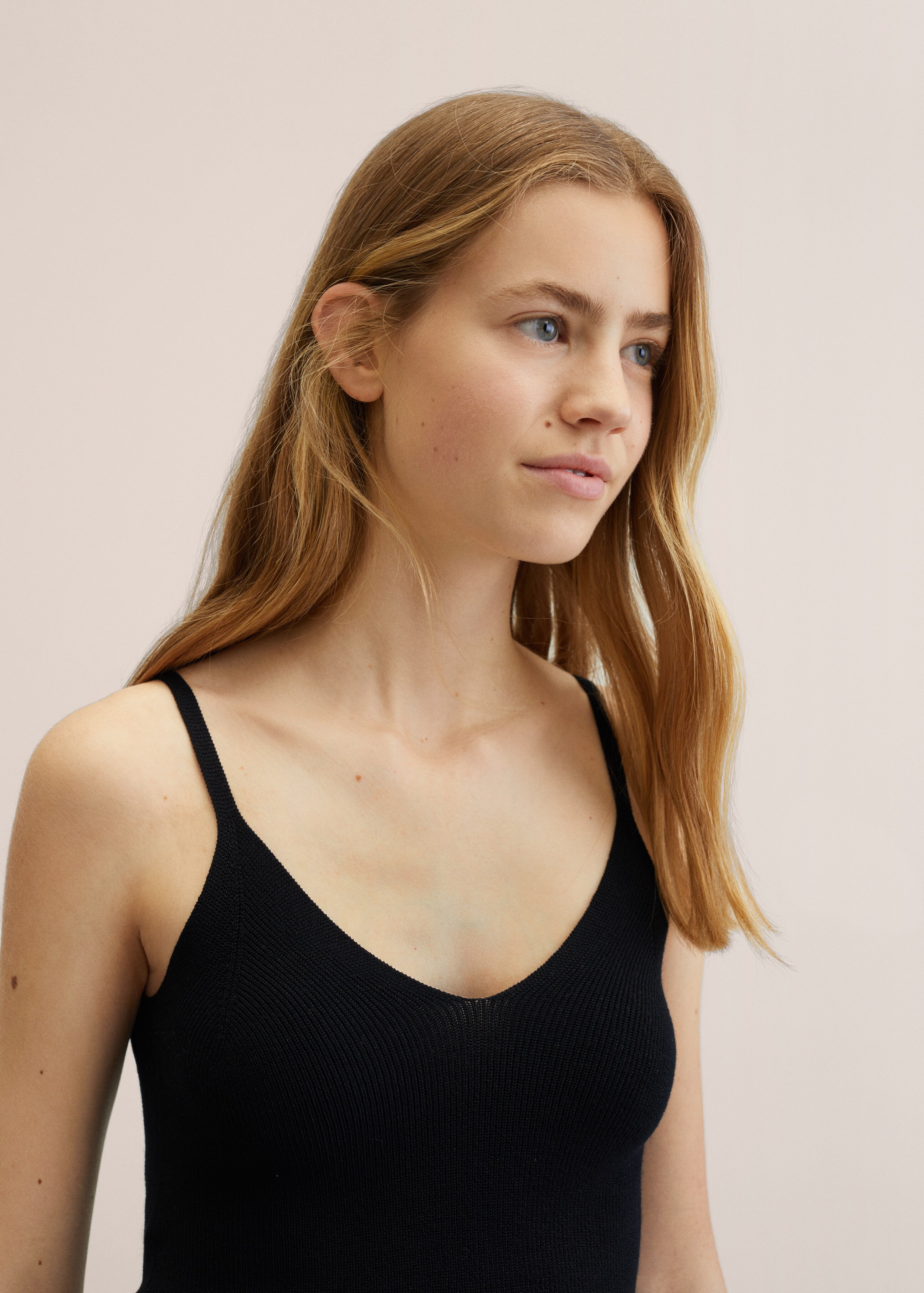 Ribbed knit top - Details of the article 1