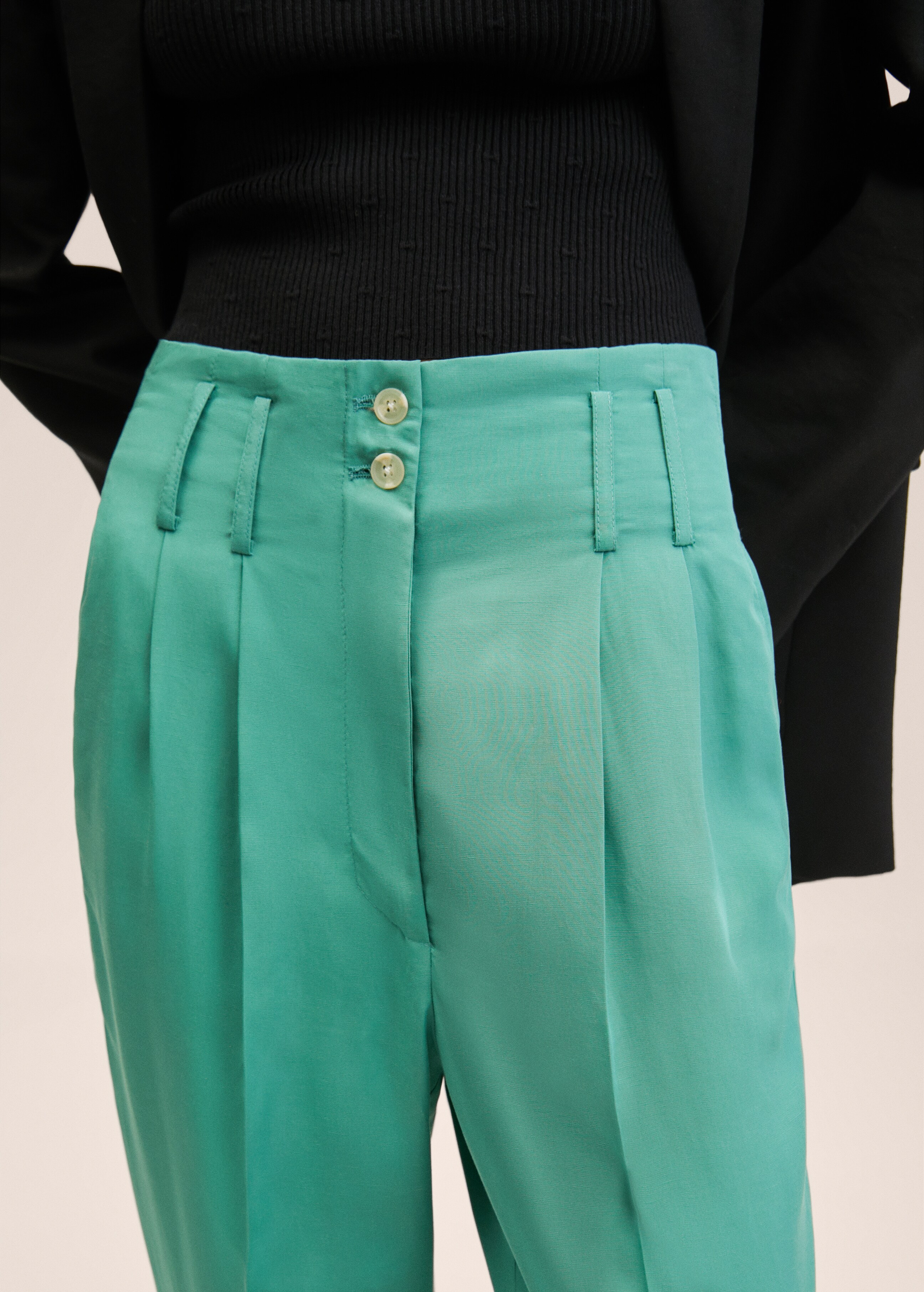 Darts lyocell trousers - Details of the article 2