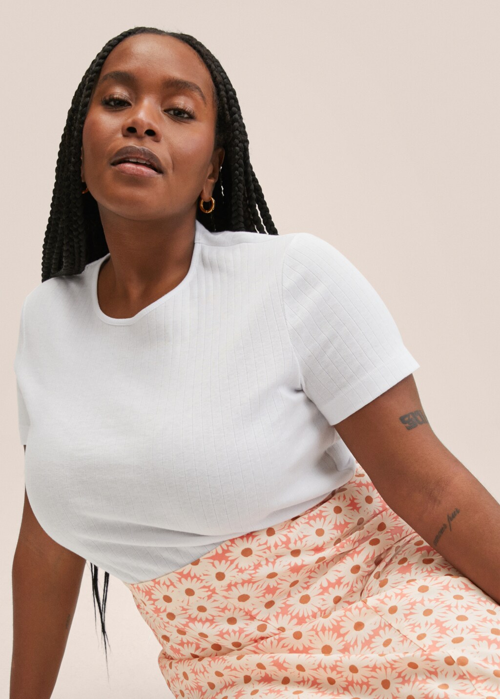 Flowy printed skirt Women MANGO OUTLET Finland