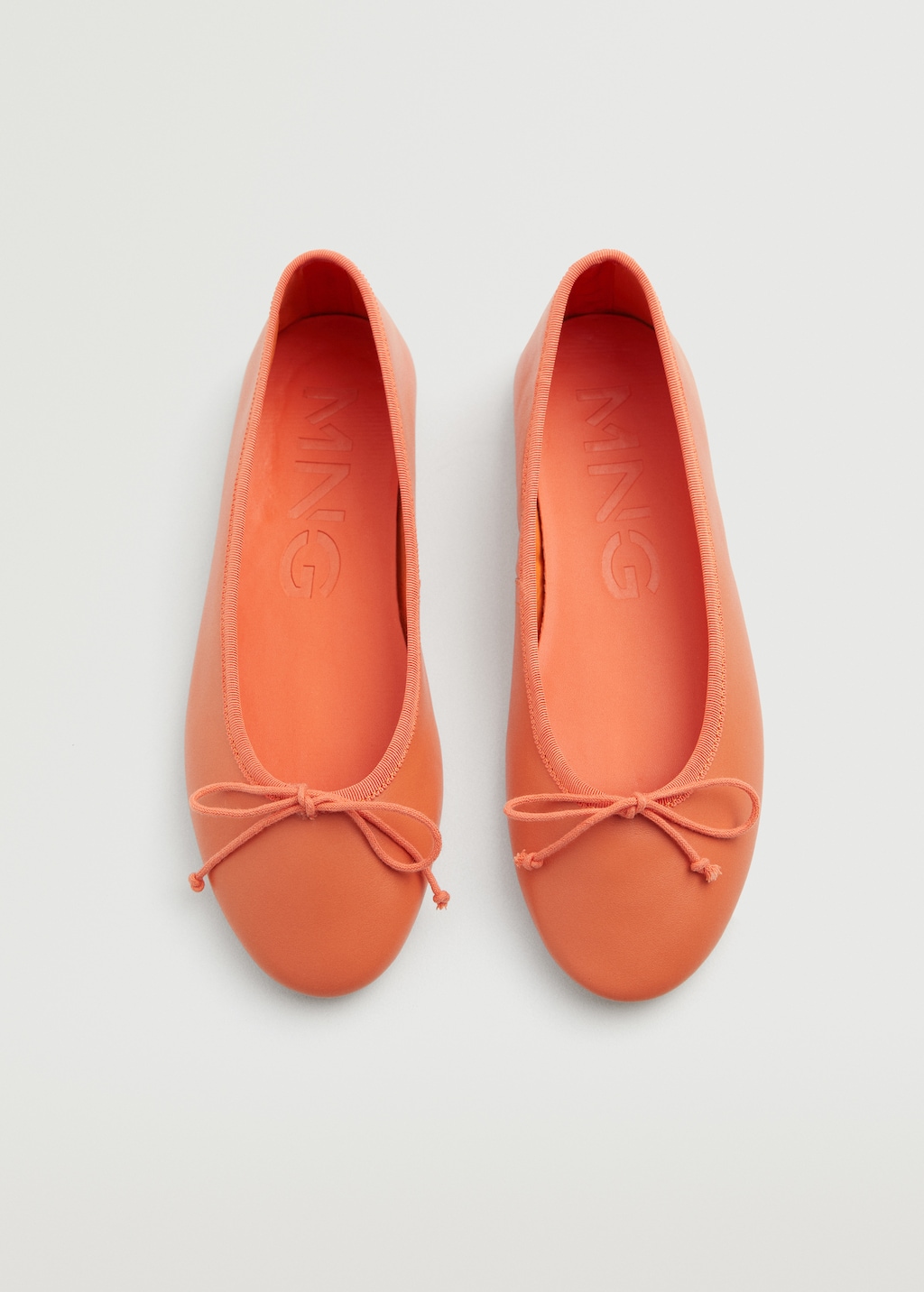 Leather ballet flats with bow - Details of the article 4