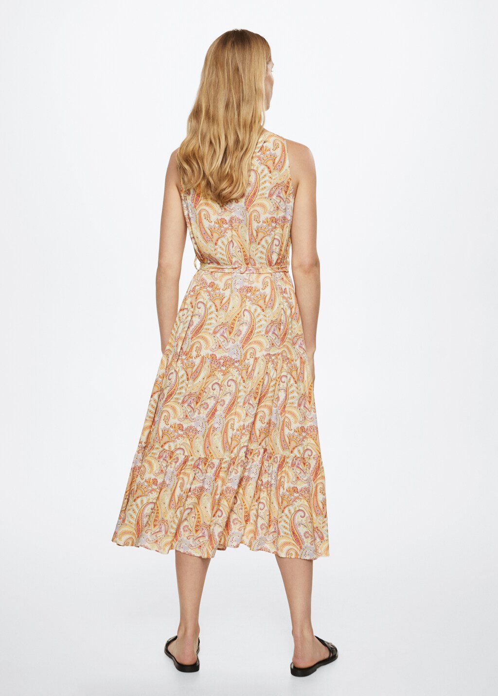 Flowy paisley dress - Reverse of the article