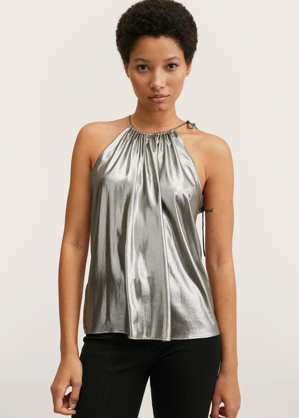 Metallic halter top - Medium plane