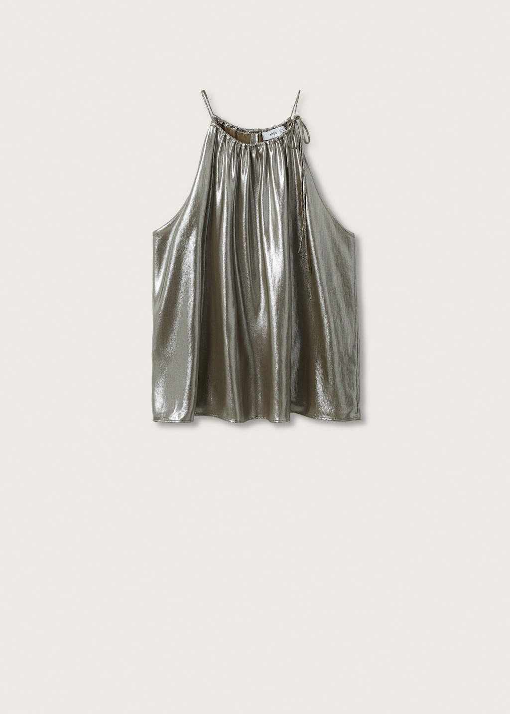 Metallic halter top - Article without model