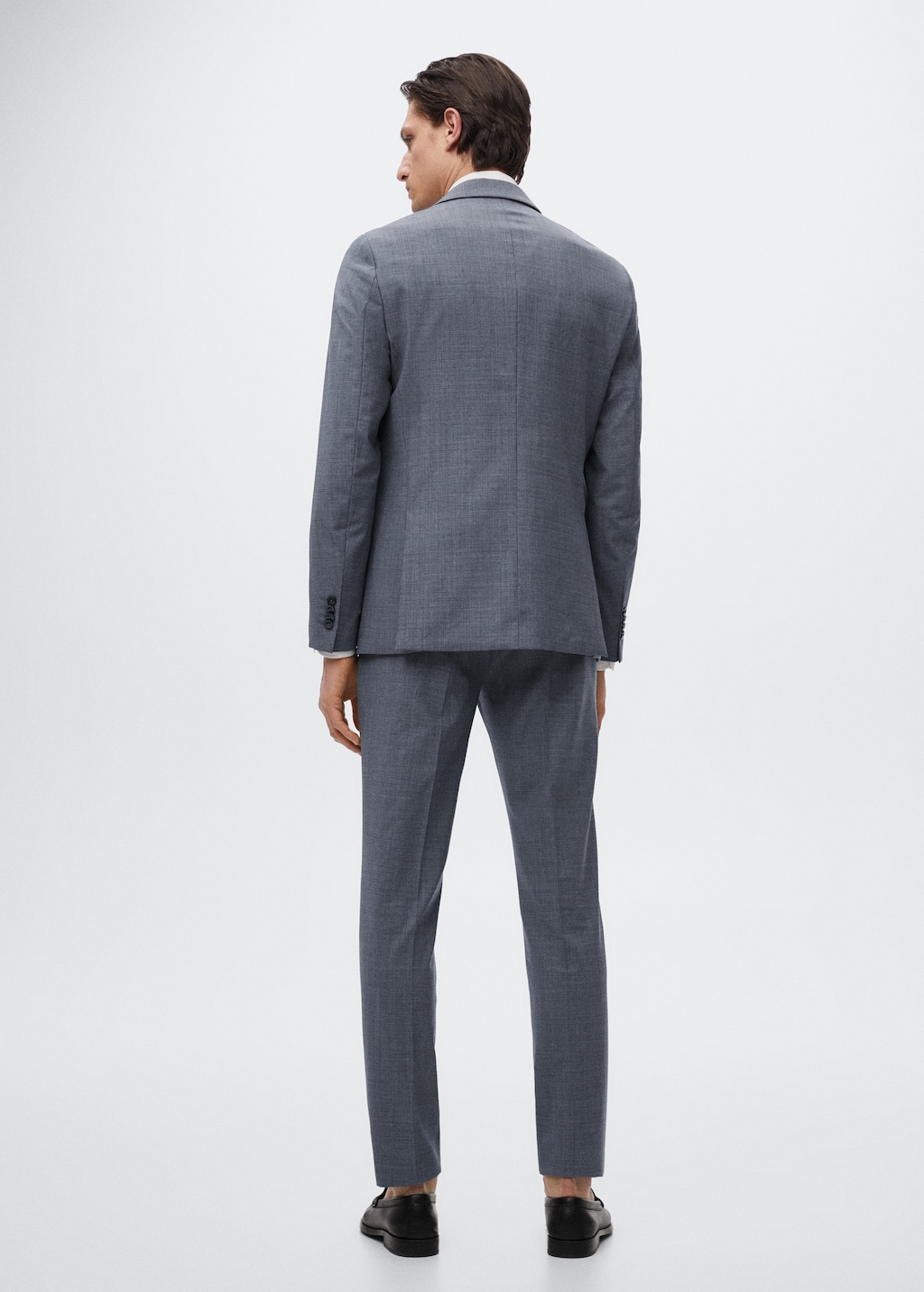 Wool suit blazer - Reverse of the article