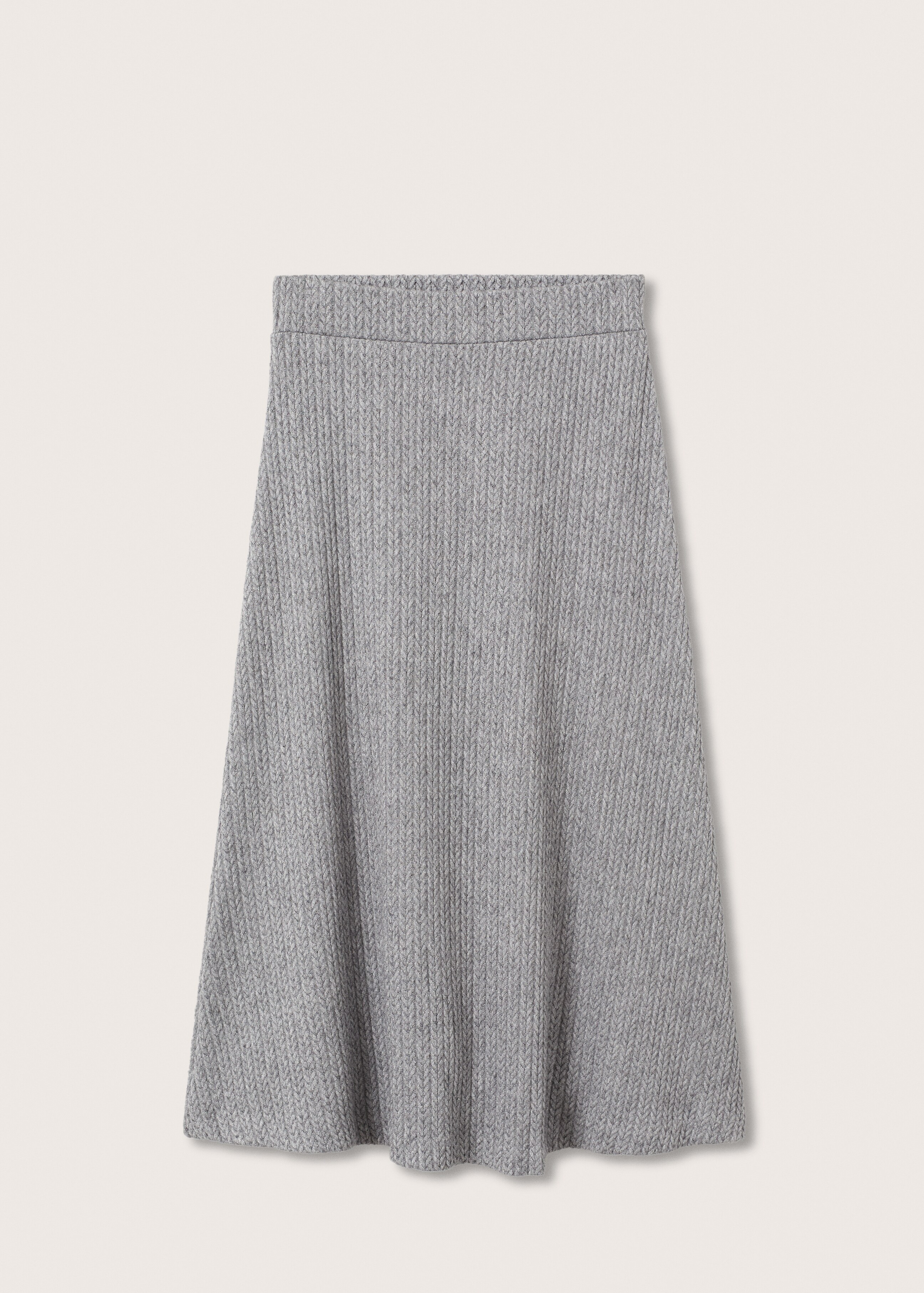 Cable-knit skirt - Article without model