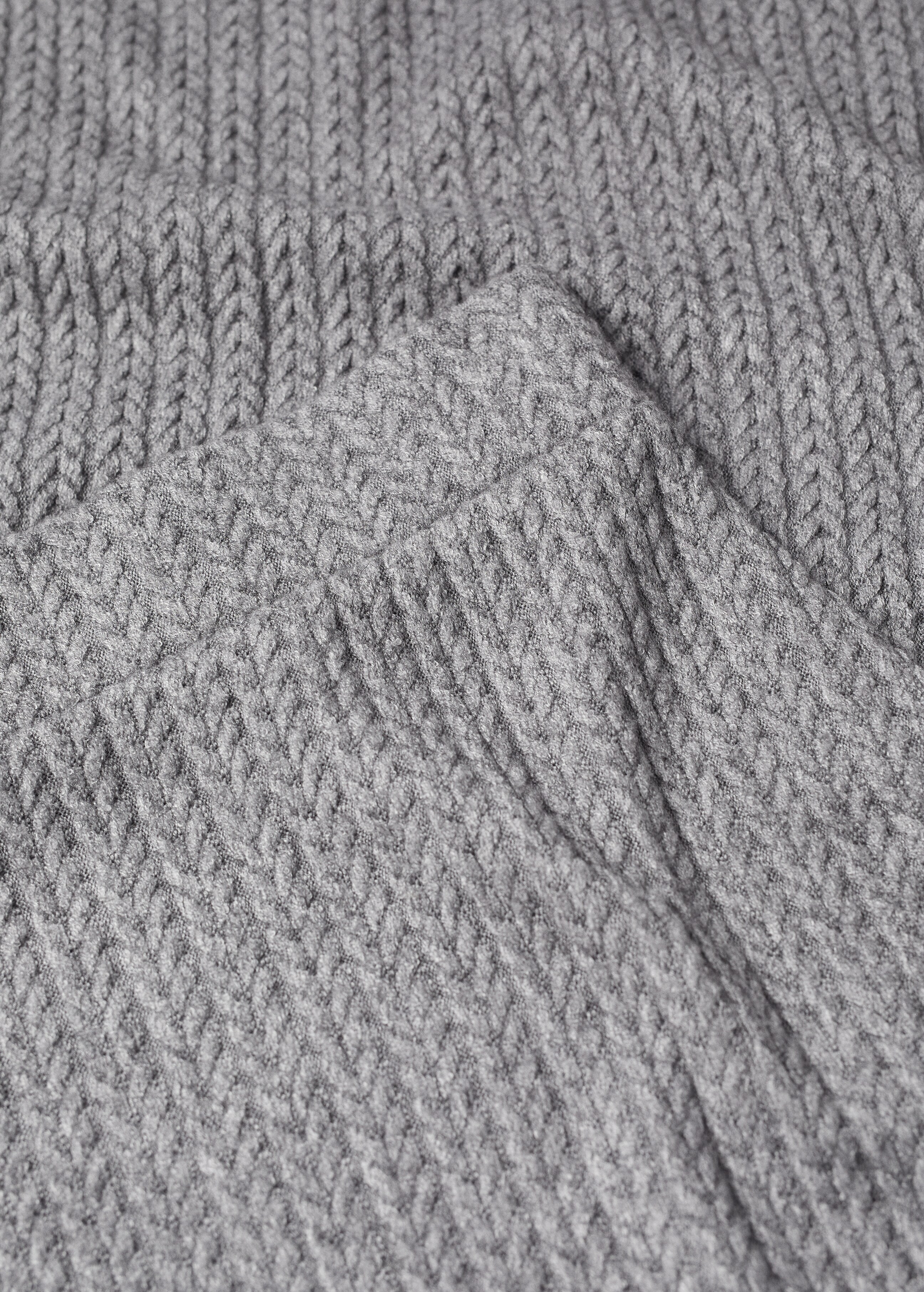 Cable-knit skirt - Details of the article 8