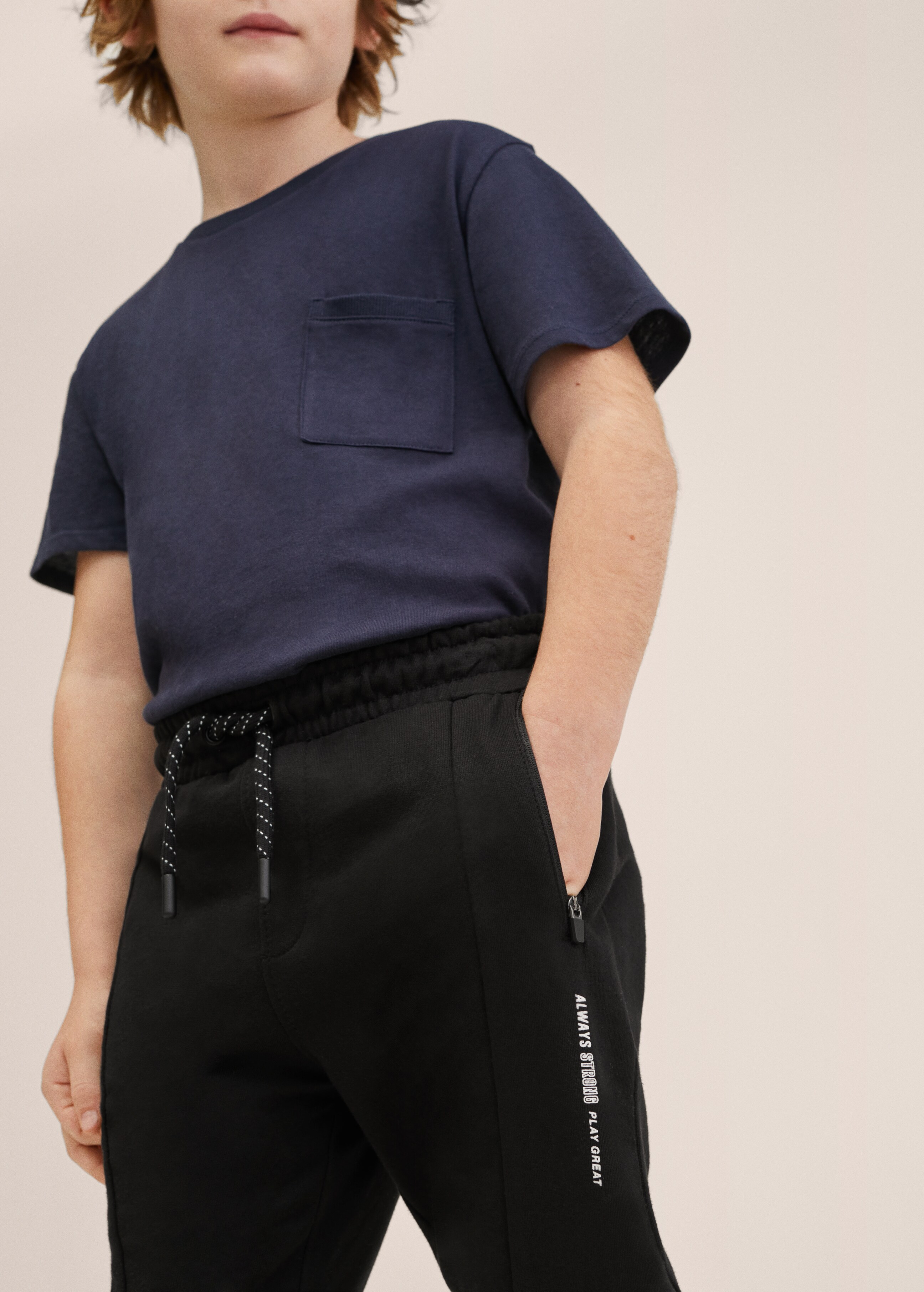 Message jogger trousers - Details of the article 3