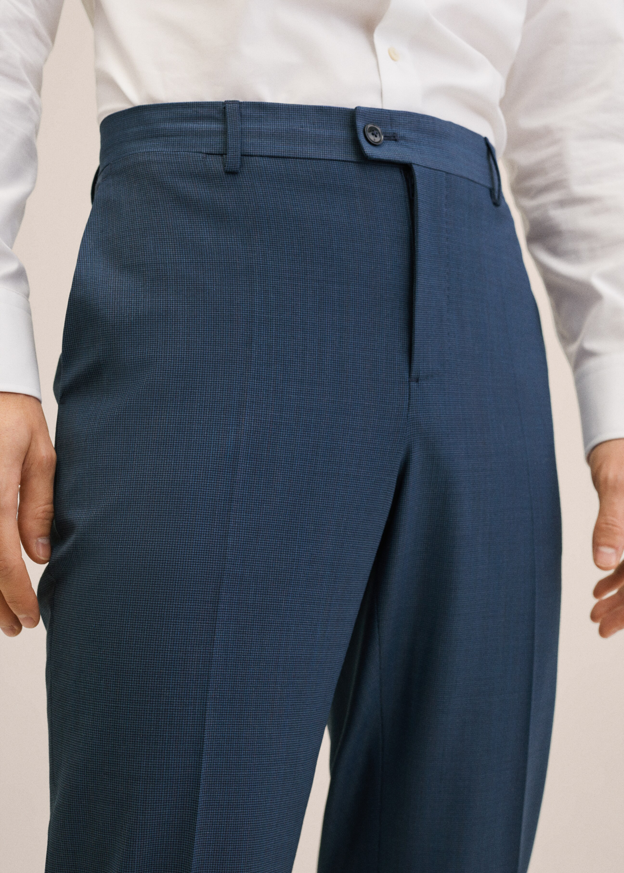 Pantalón traje slim fit lana - Detalle del artículo 1