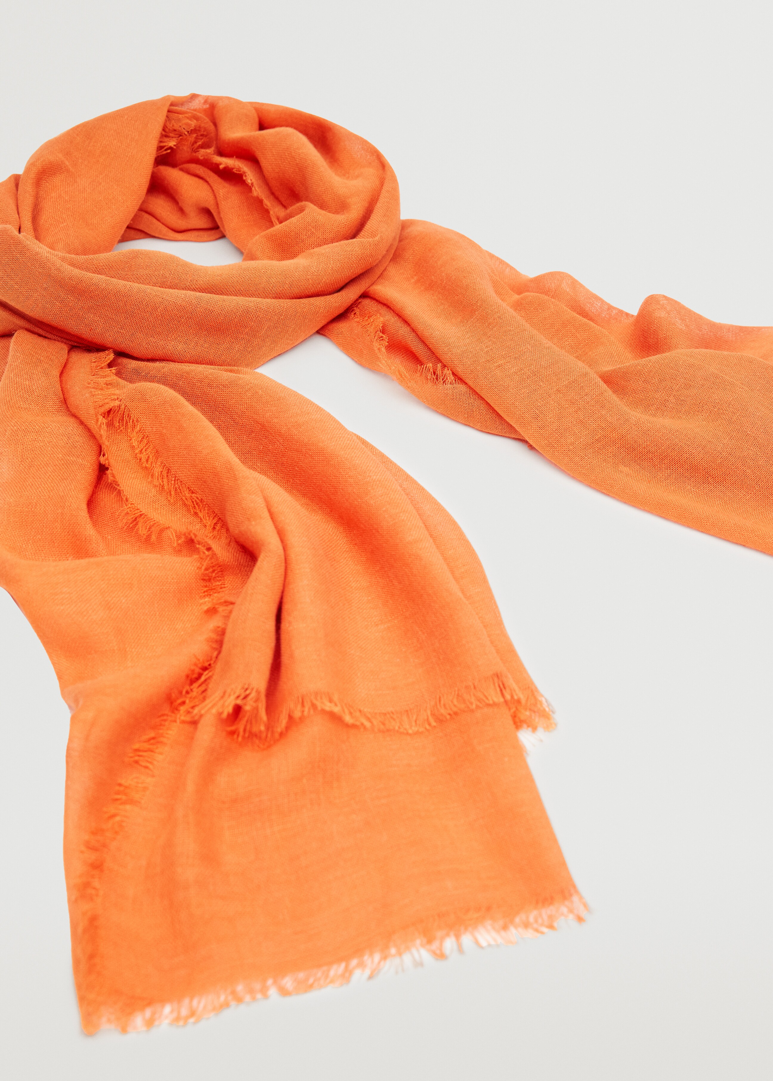 Linen-blend scarf - Details of the article 3