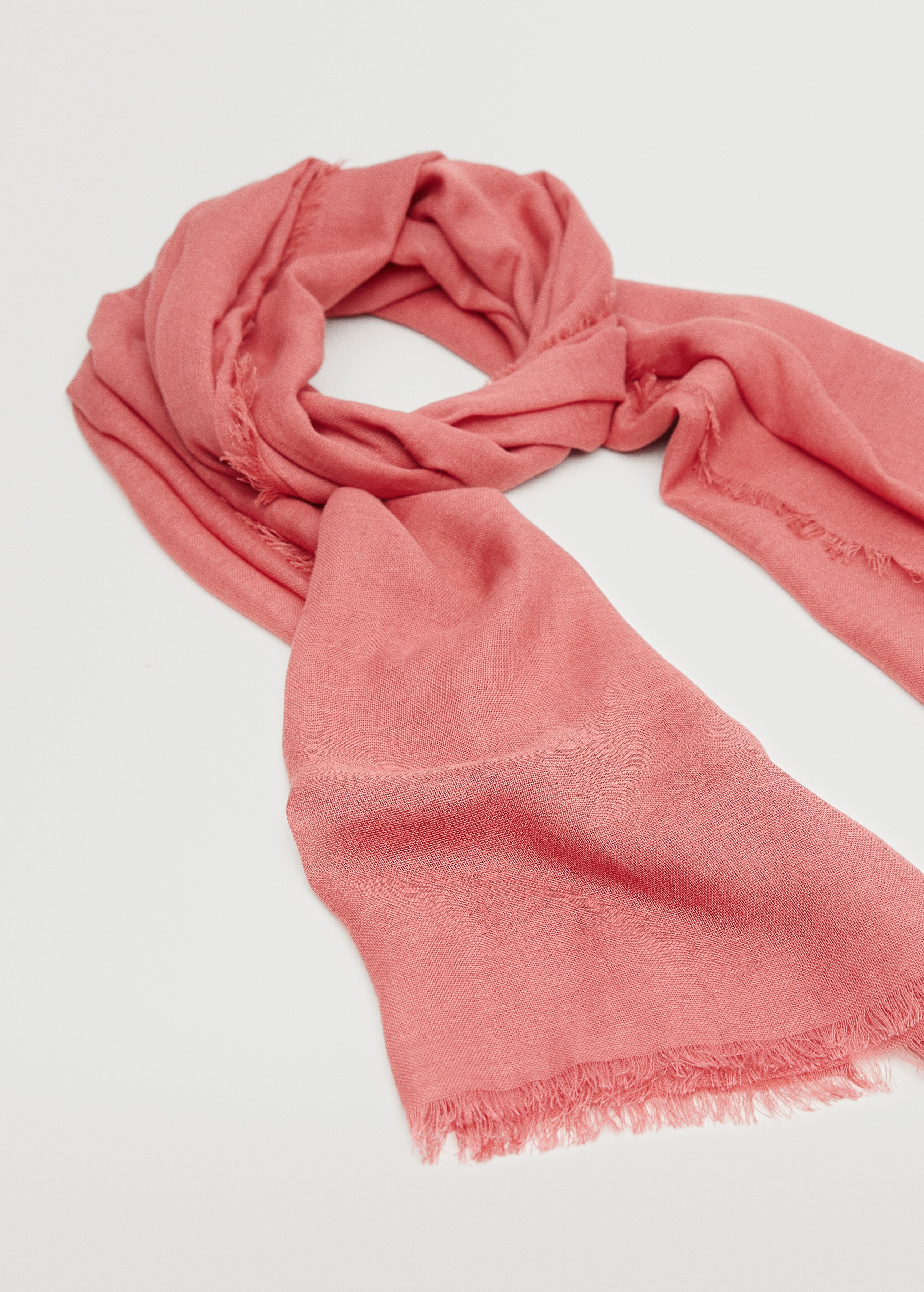 Linen-blend scarf - Details of the article 2