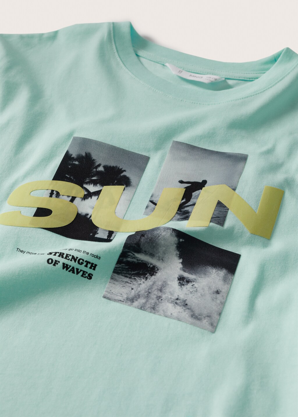 Printed cotton-blend t-shirt - Details of the article 7