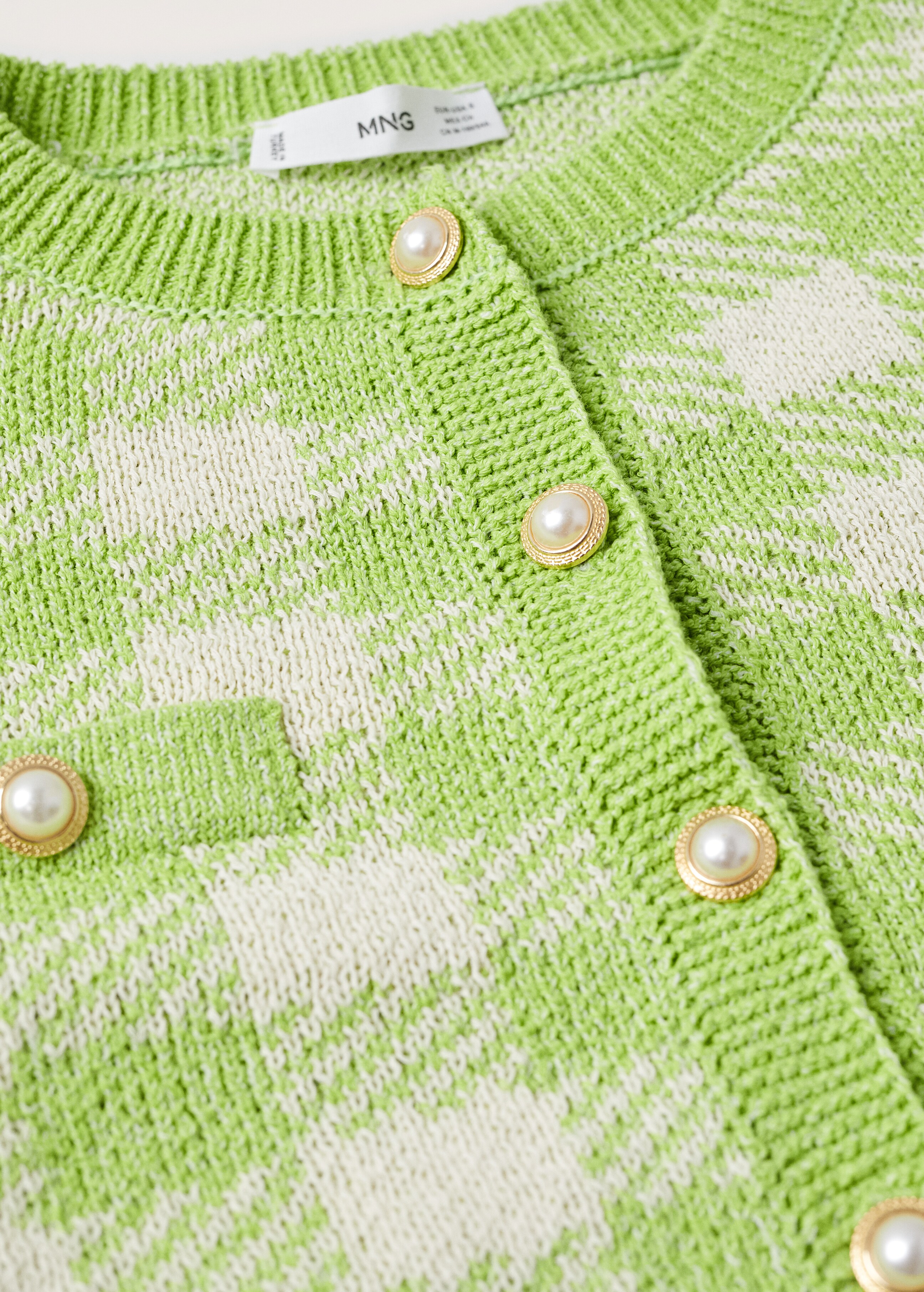 Cardigan crop maglia  - Dettaglio dell'articolo 8