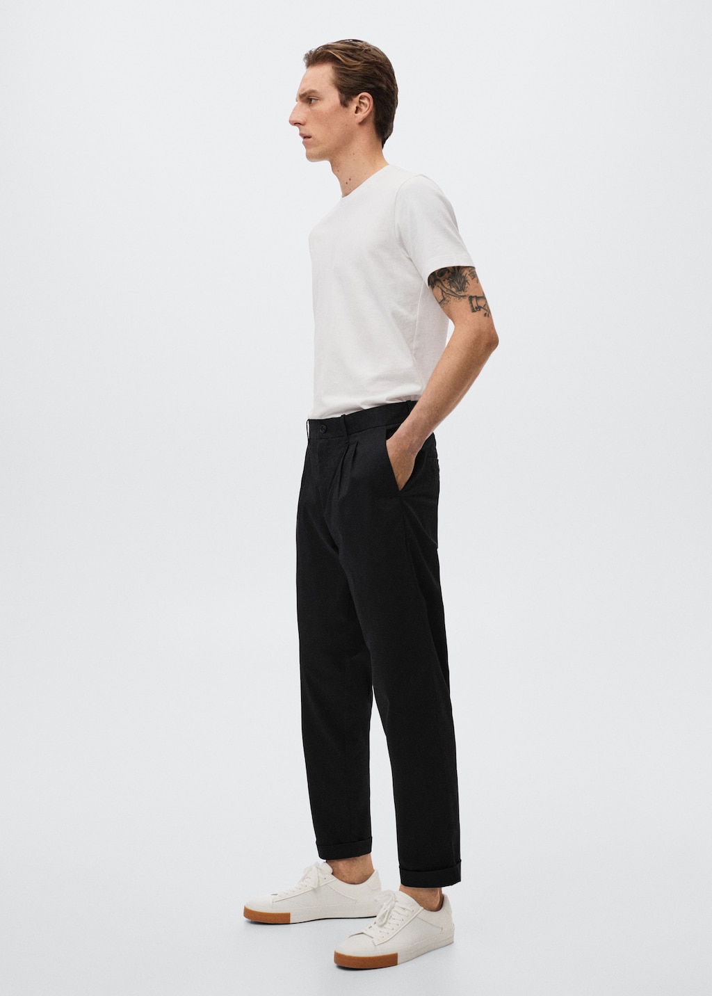 Pantalon à pinces coton - Détail de l'article 2