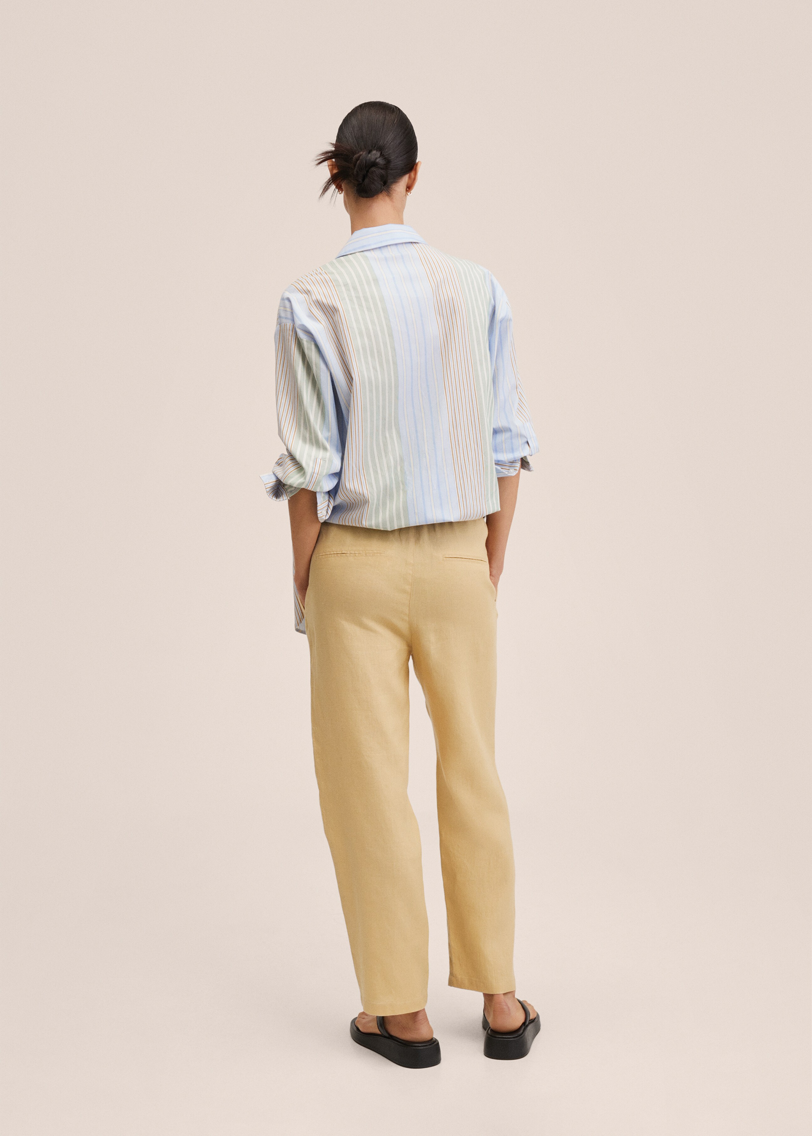 100% linen pants - Reverse of the article