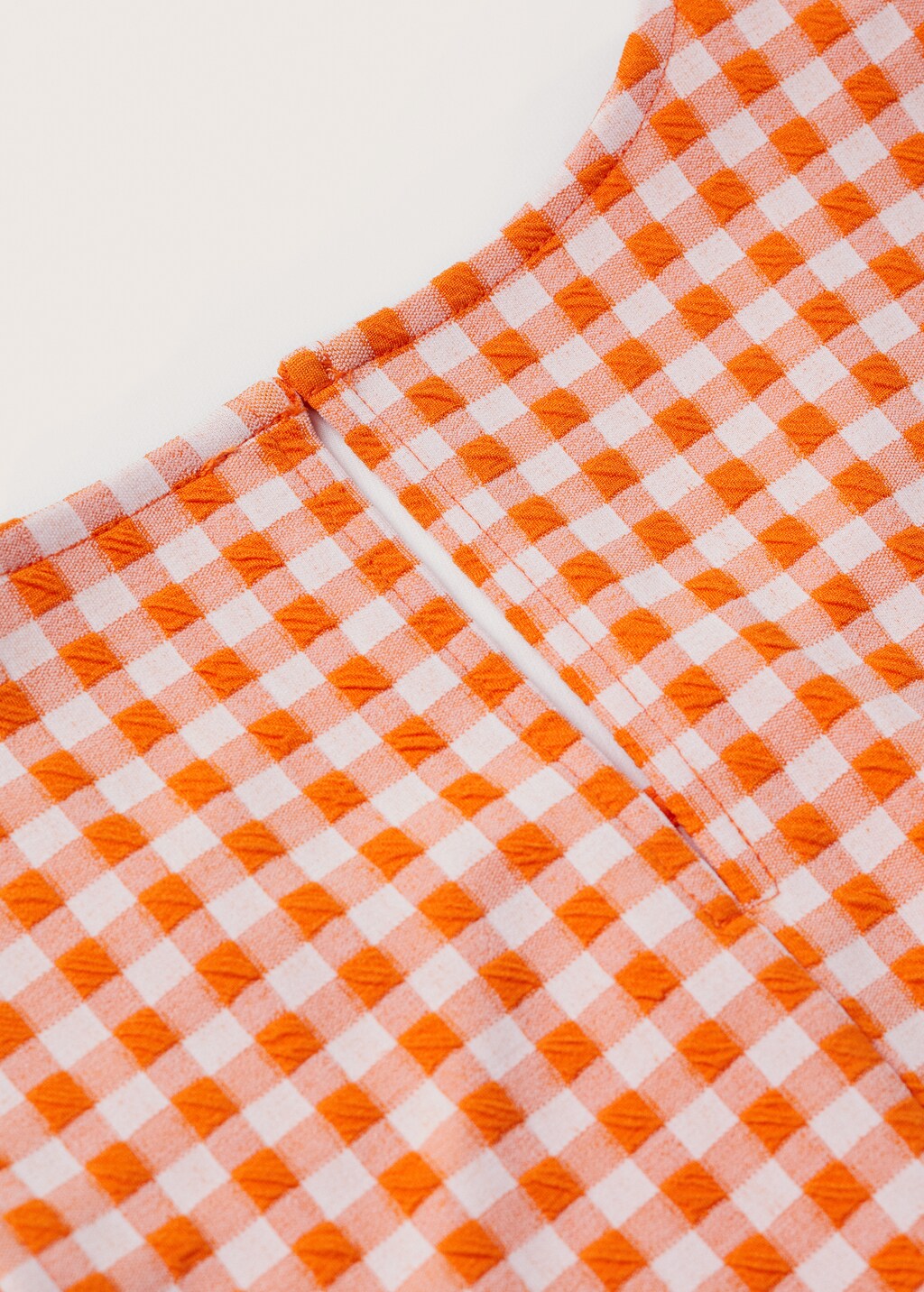 Vichy check dress - Details of the article 8