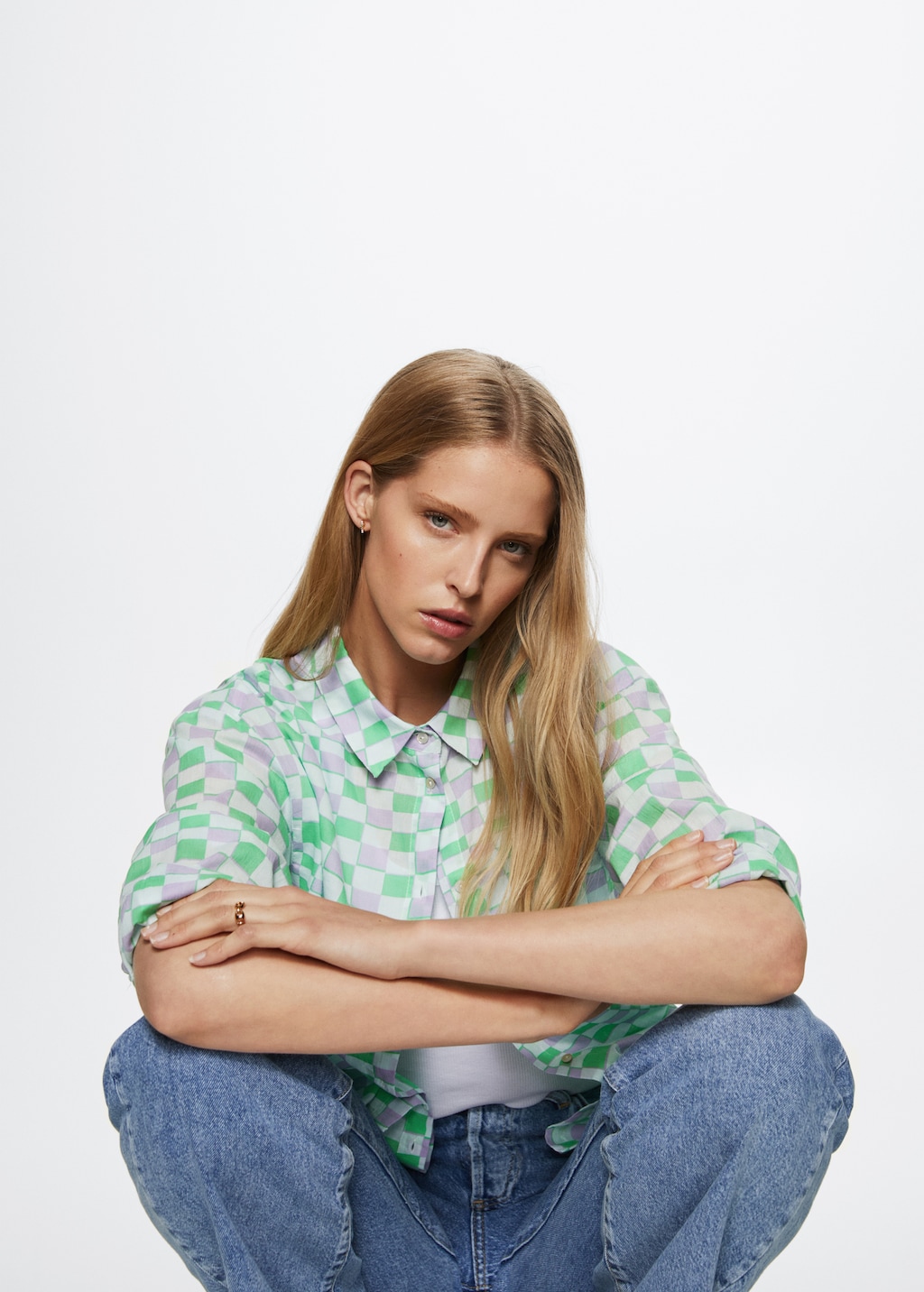 Printed cotton shirt - Details of the article 1