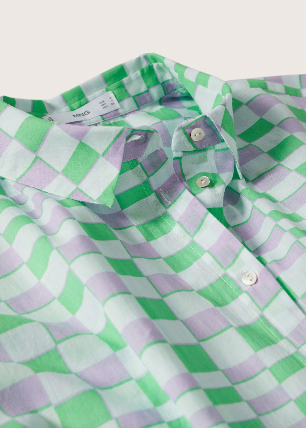 Printed cotton shirt - Details of the article 8