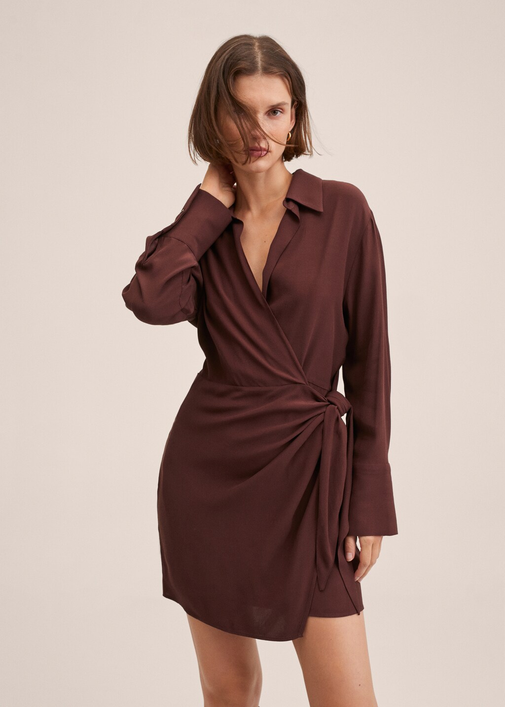 Bow wrap dress - Medium plane