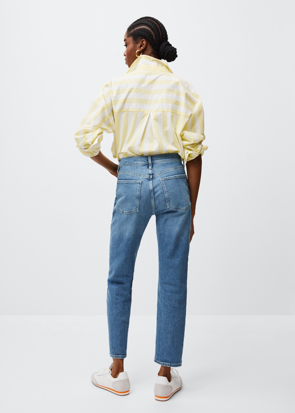 Slim mid-rise cropped jeans - Reverse of the article