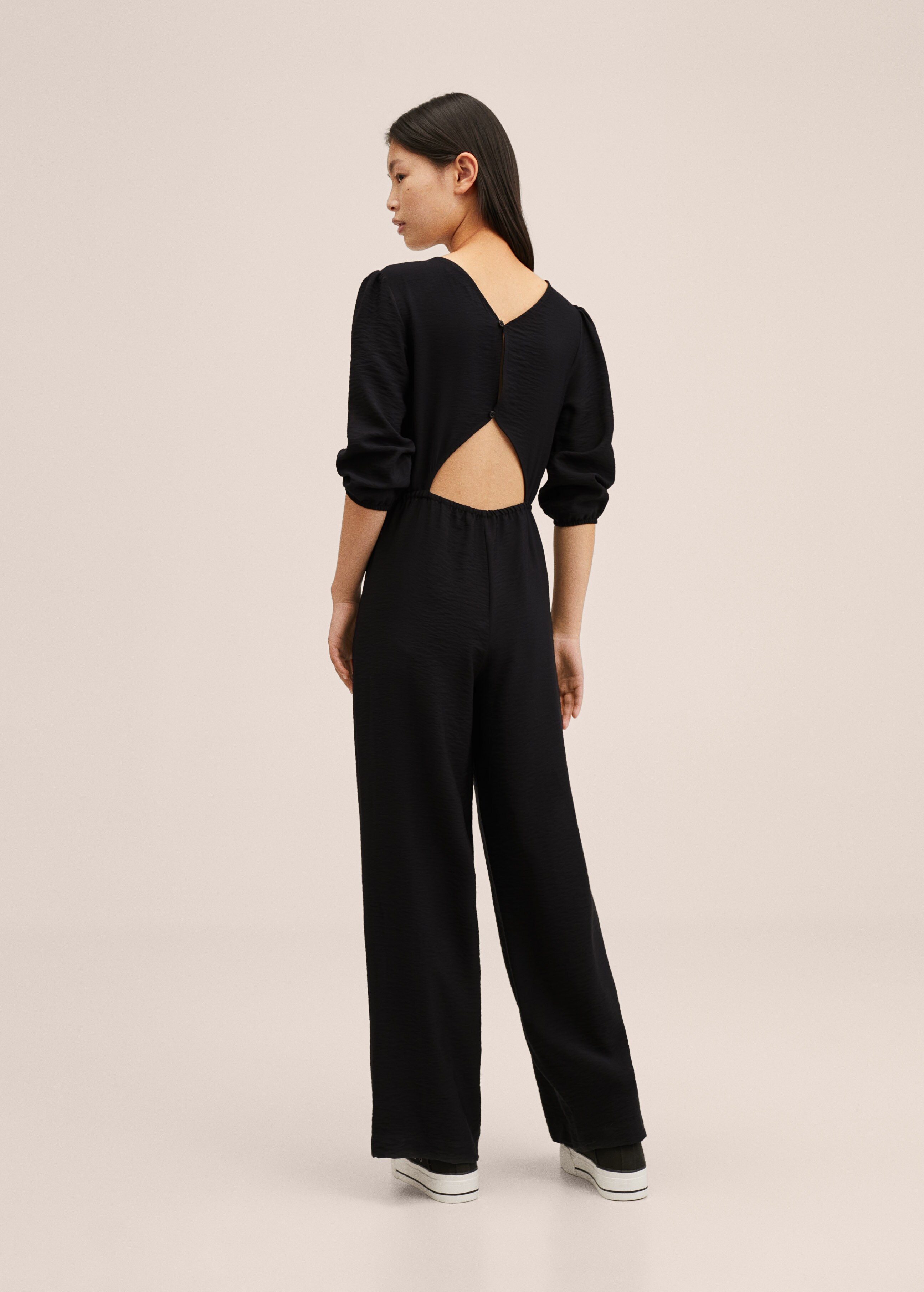 Cut-out back jumpsuit - Reverse of the article