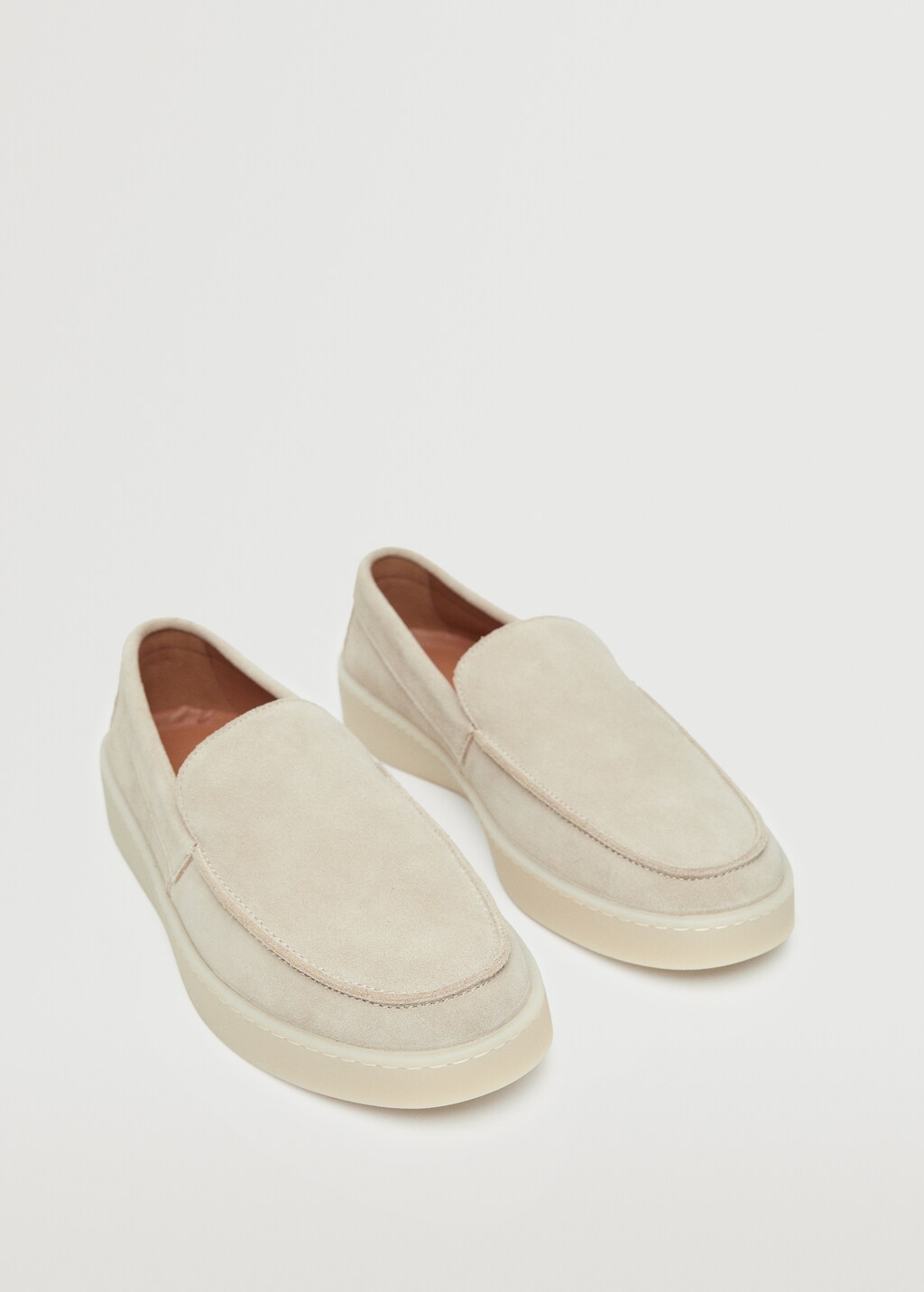 Rubber-sole moccasin - Medium plane