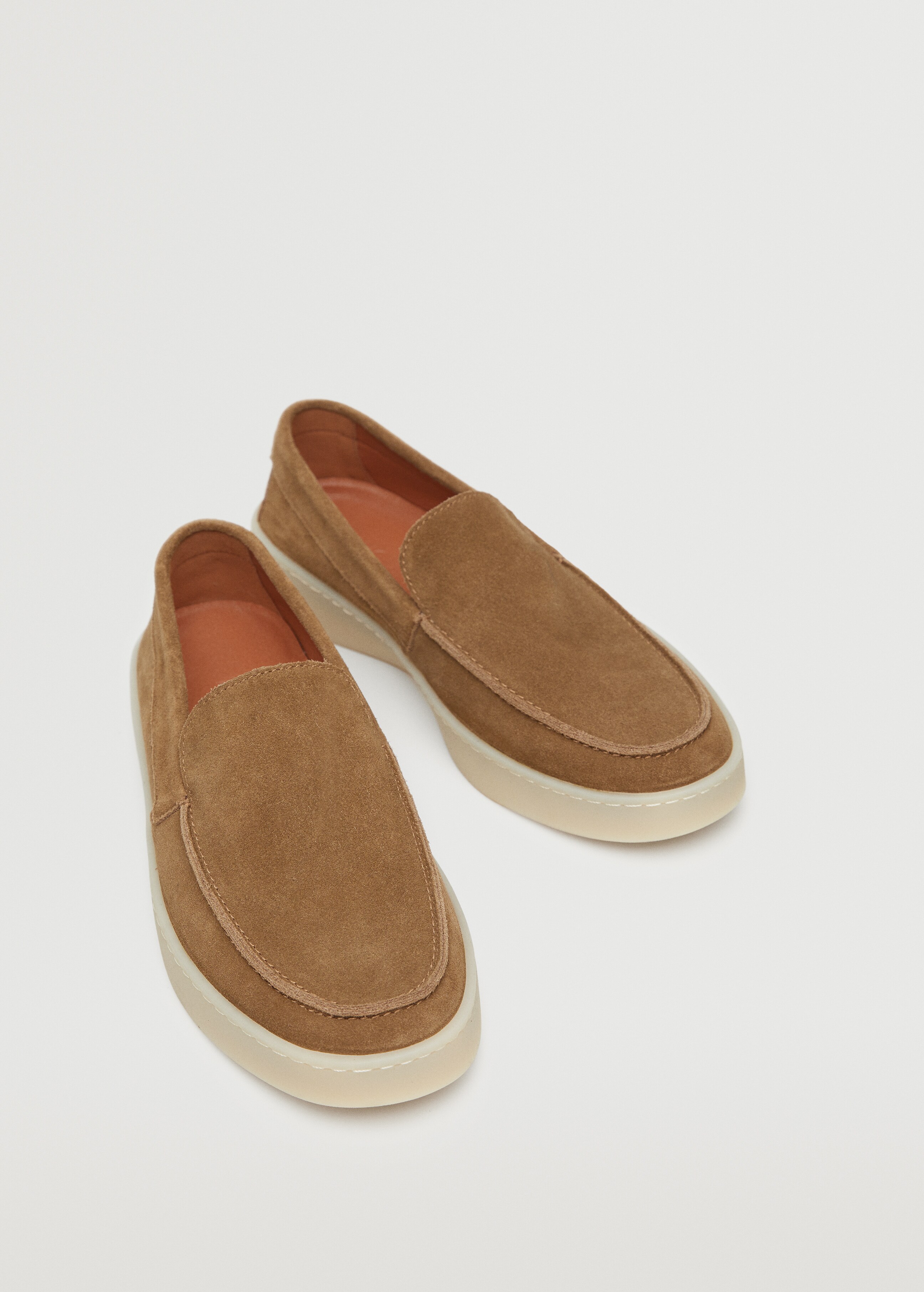 Rubber-sole moccasin - Medium plane