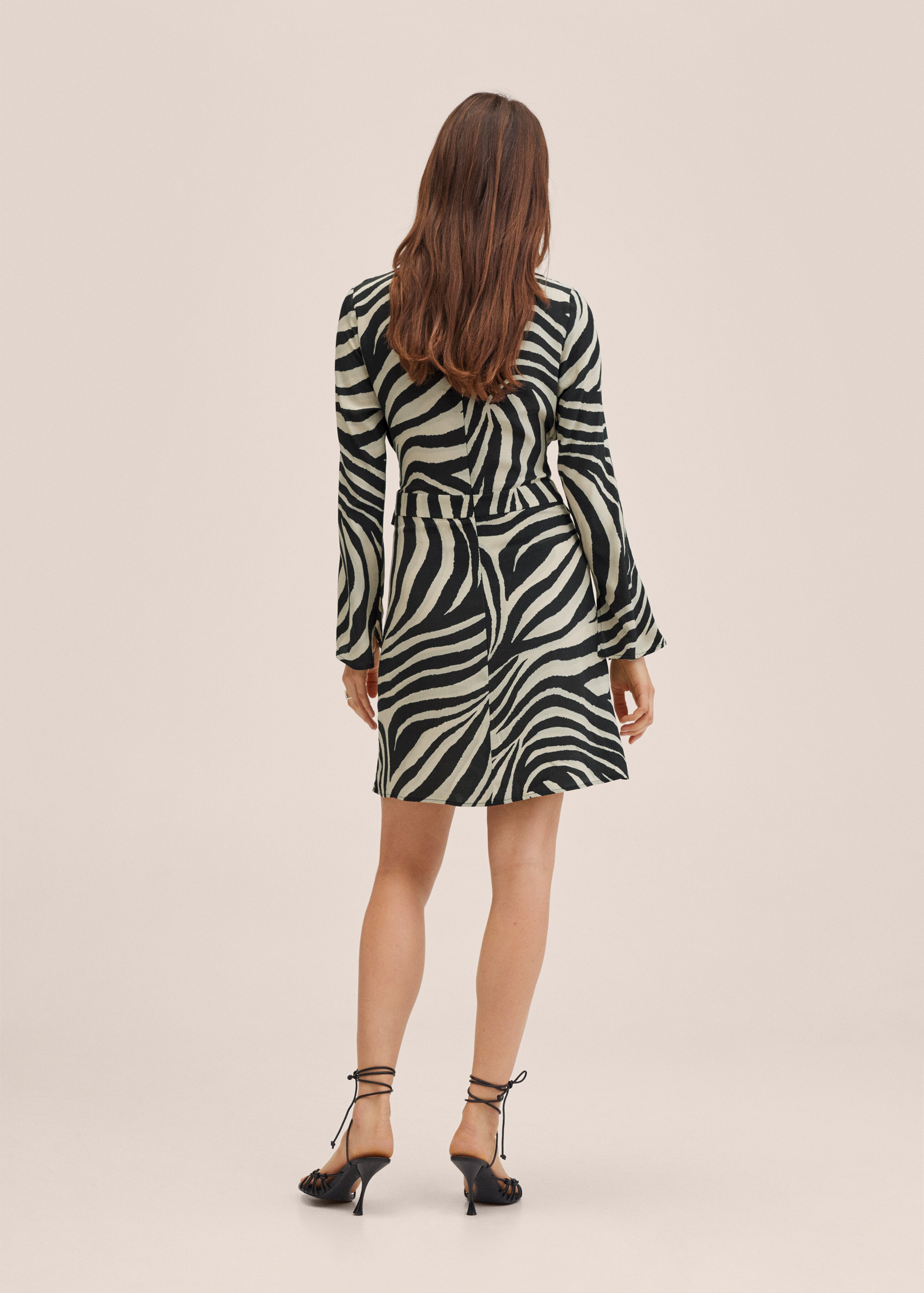 Animal print dress - Reverse of the article