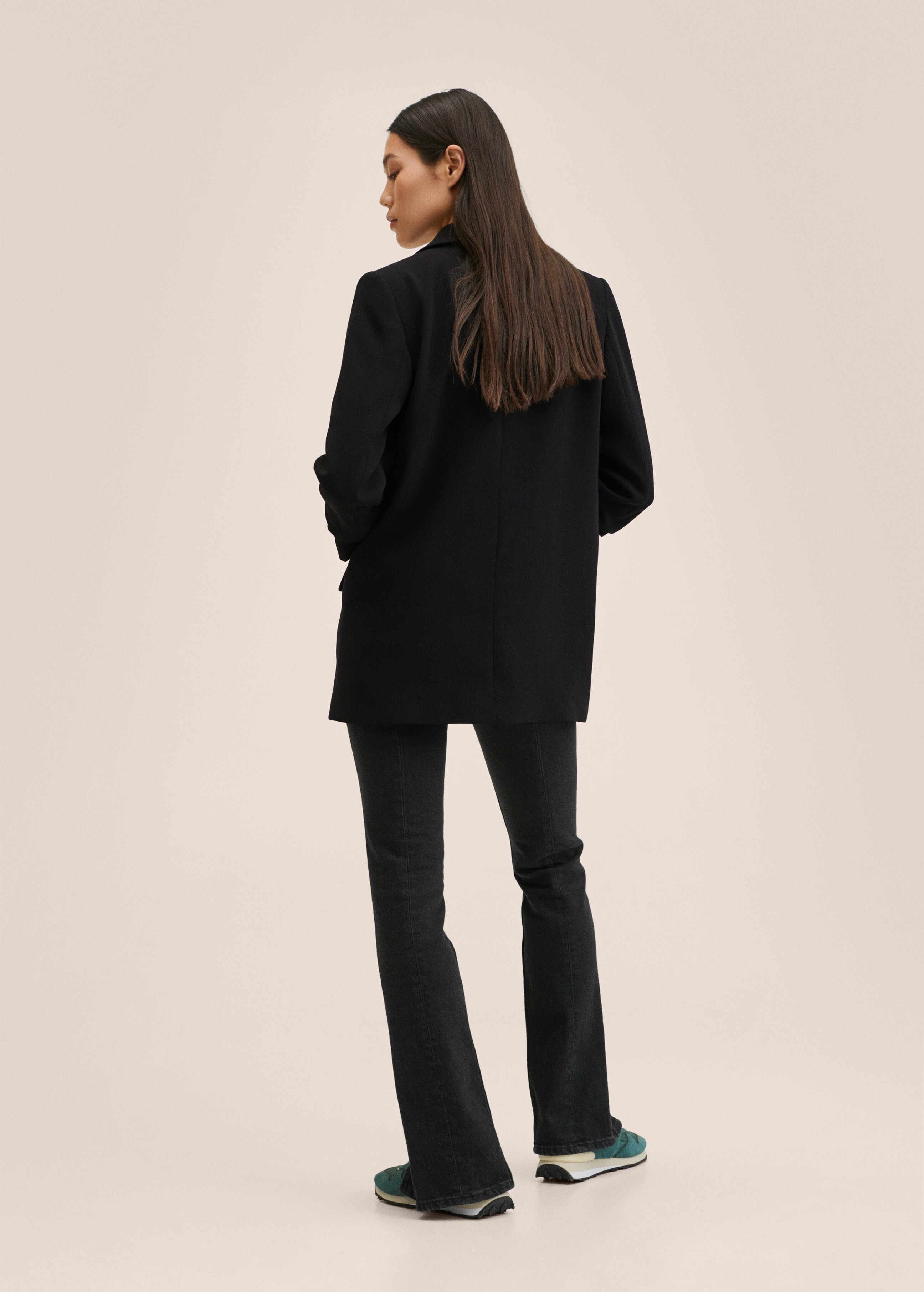 Flowy suit blazer - Reverse of the article