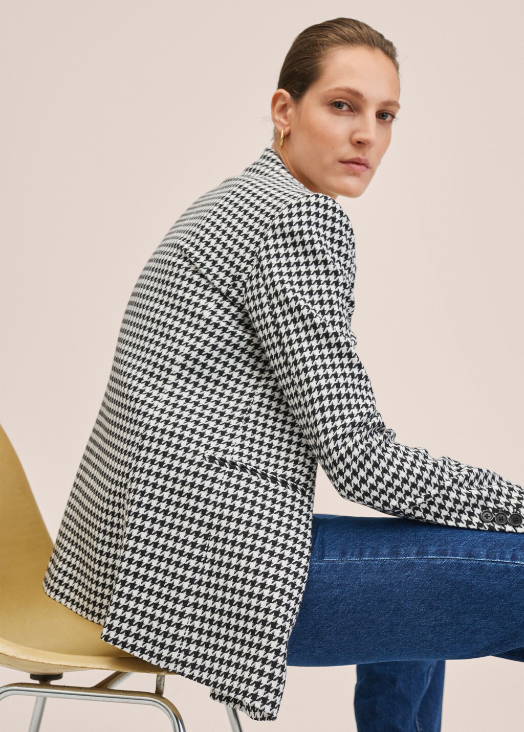 Houndstooth suit blazer - Details of the article 2