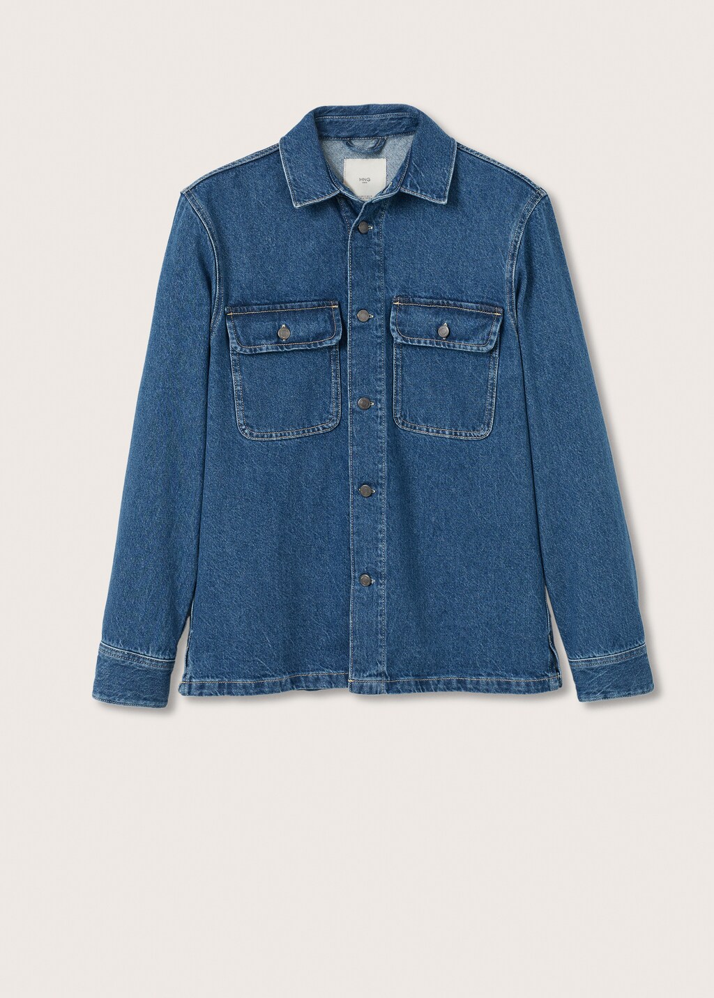 Pocket denim overshirt - Article without model