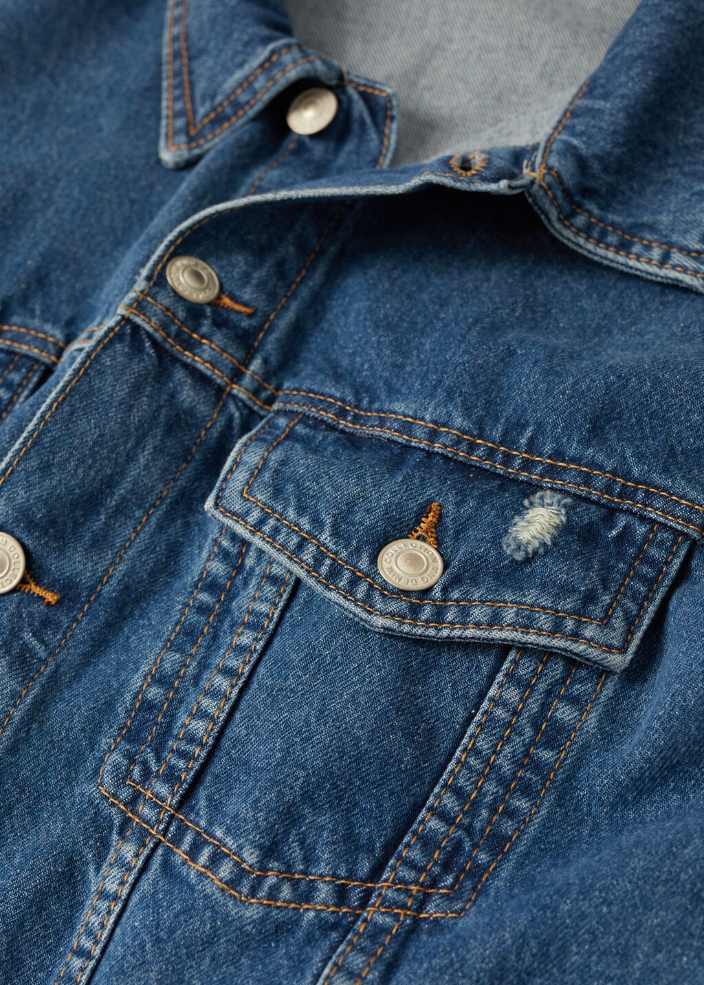 Pockets denim jacket - Details of the article 8