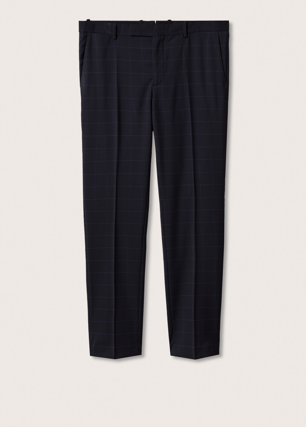 Slim fit virgin wool suit trousers - Article without model