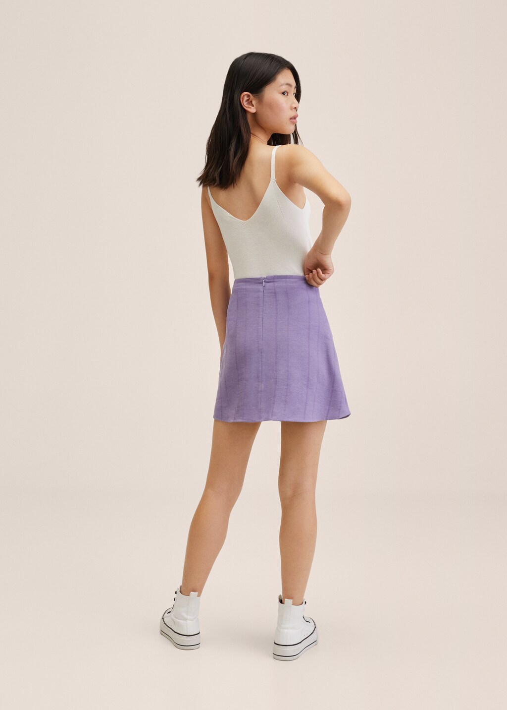 Bow wrap skirt - Reverse of the article