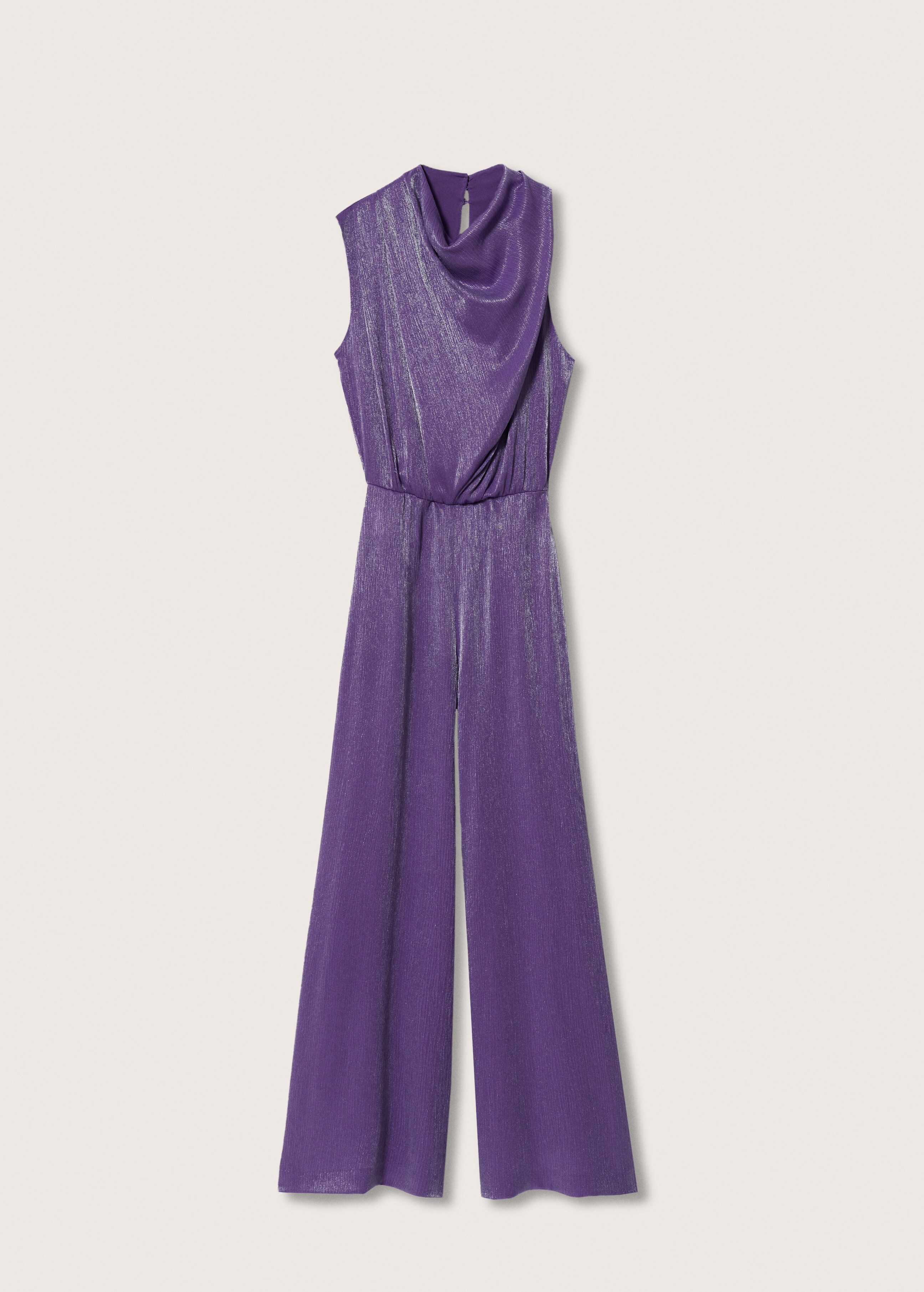 Draped-neck jumpsuit - Article without model