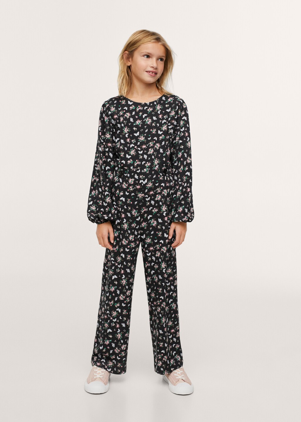 Butterfly print jumpsuit - Medium plane