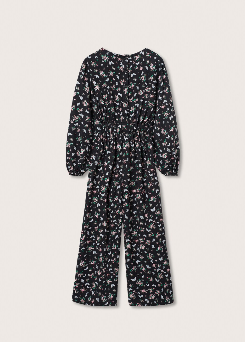 Butterfly print jumpsuit - Reverse of the article