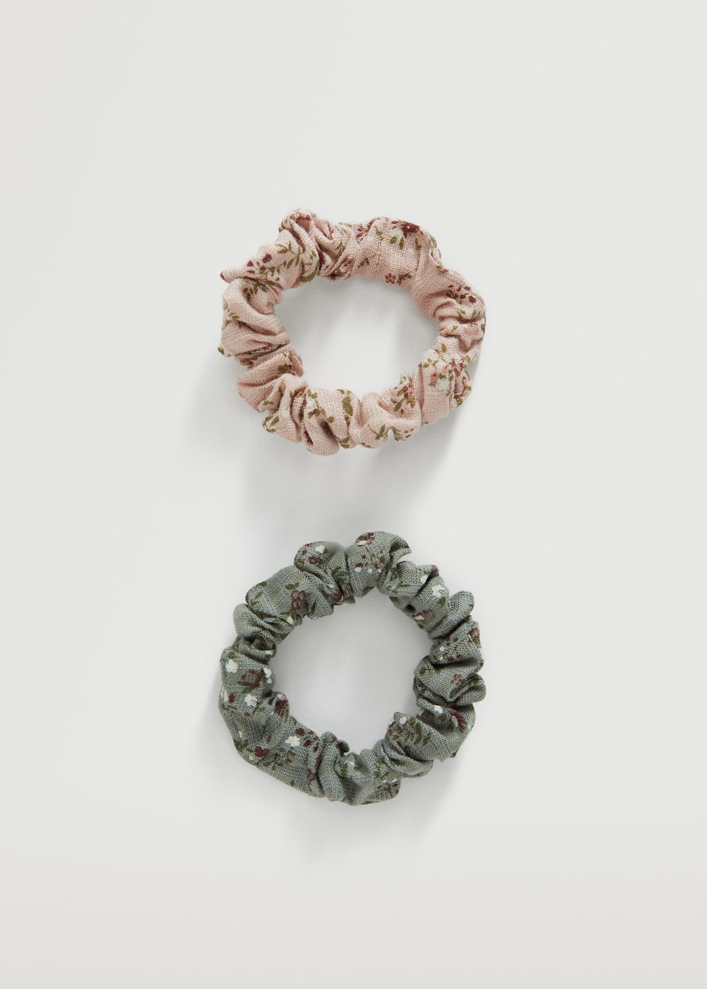 2 pack printed hair ties   - Article without model