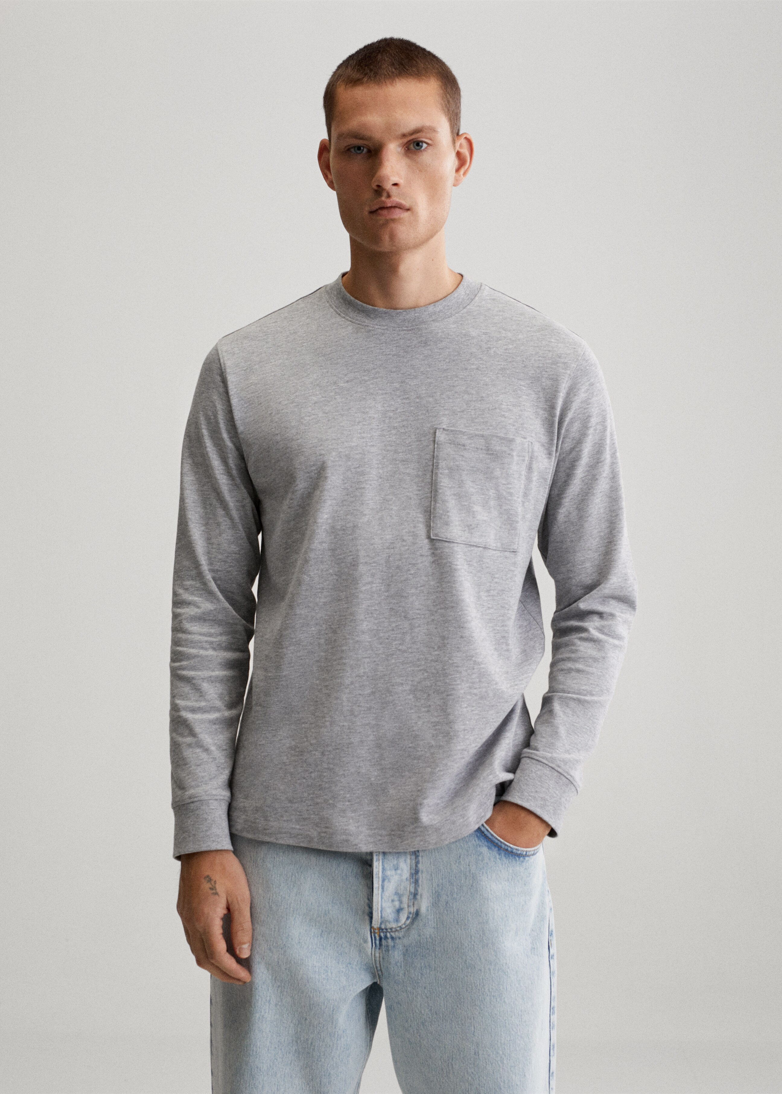Tiago long sleeve t-shirt - Medium plane