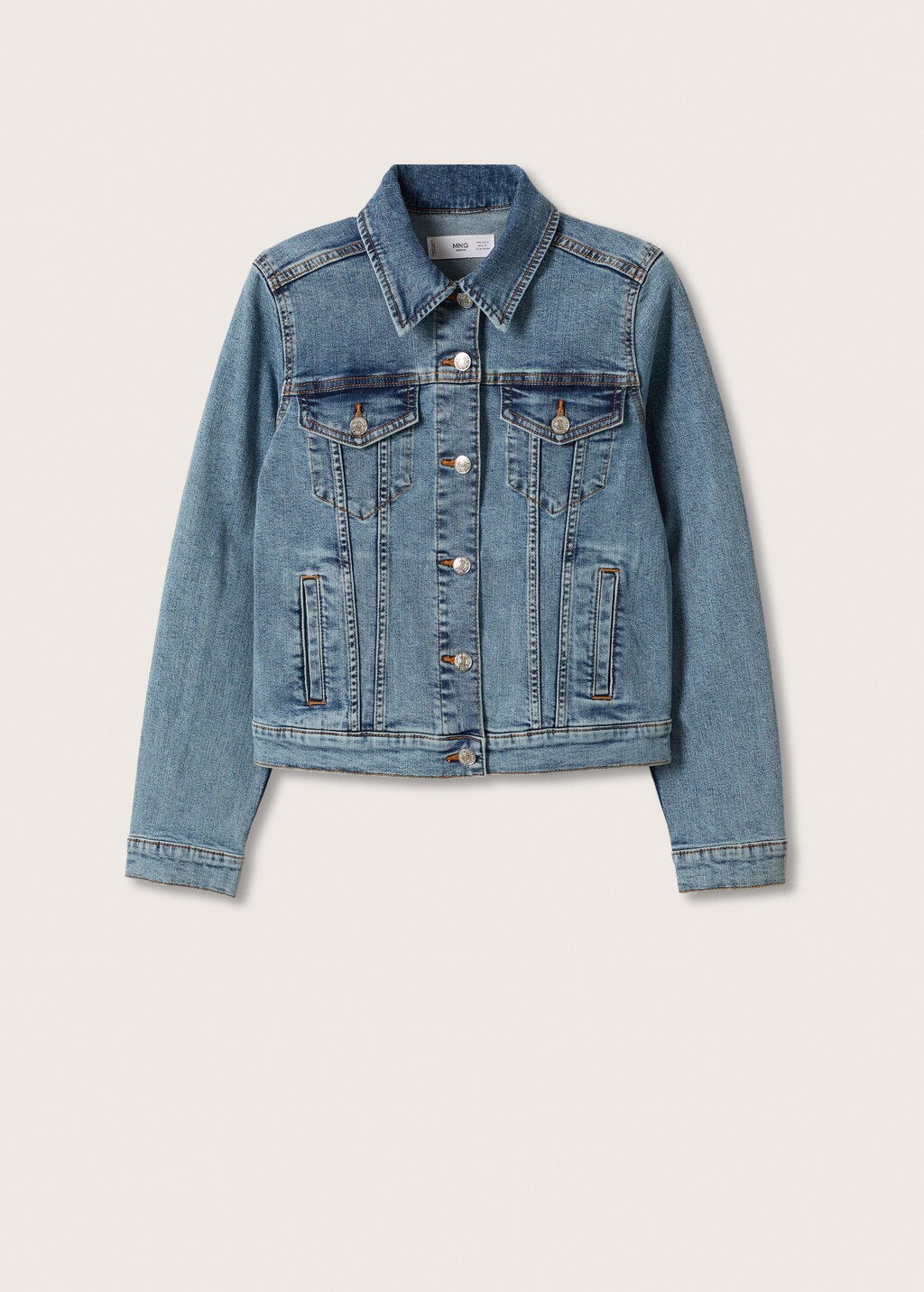 Pocketed denim jacket - Article without model