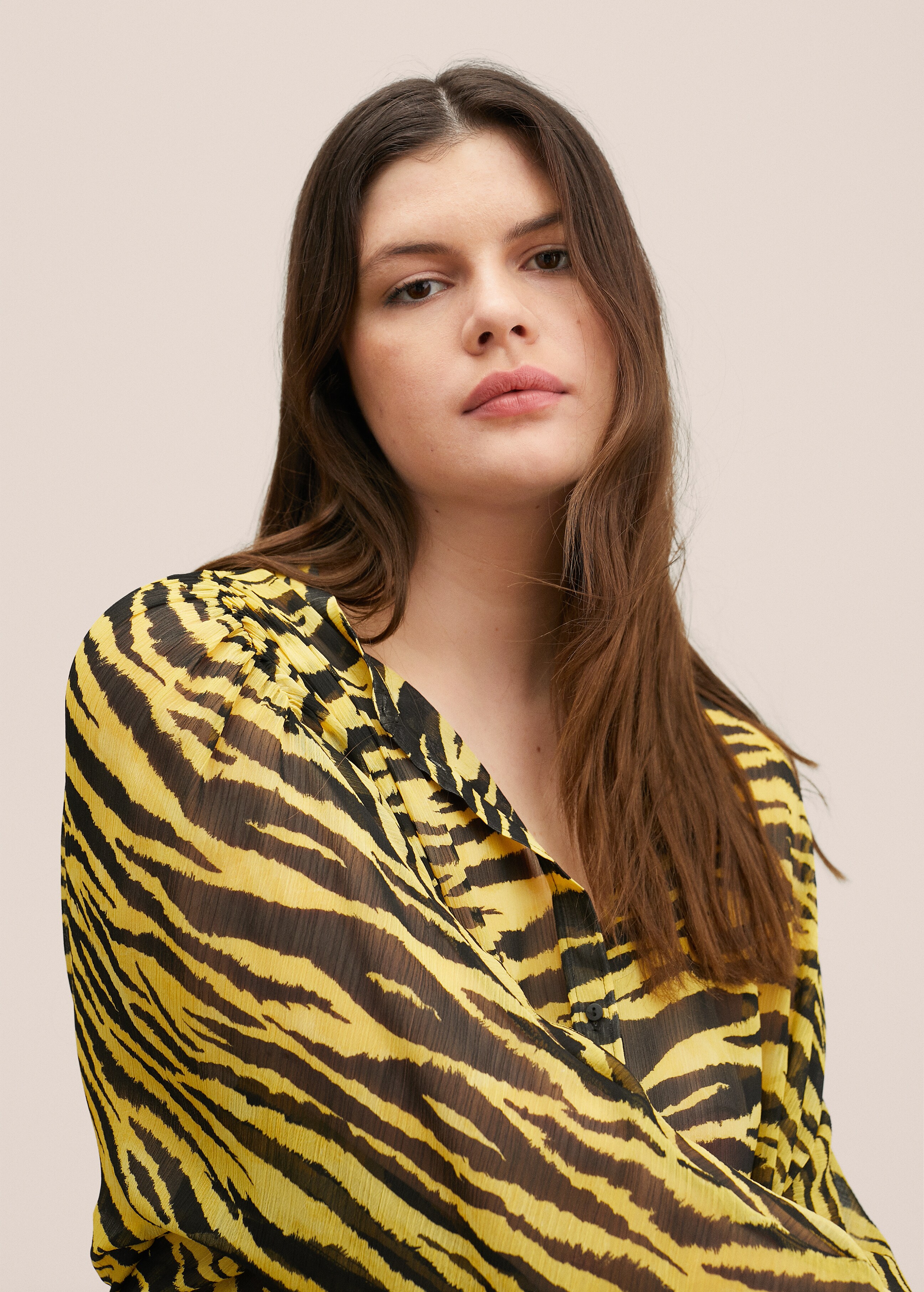 Animal print blouse - Details of the article 5