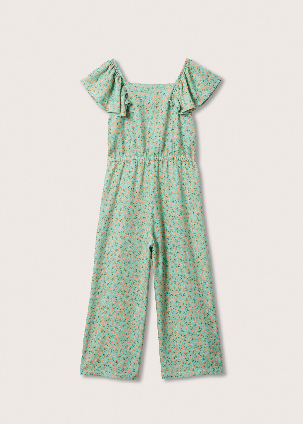 Long printed jumpsuit - Reverse of the article