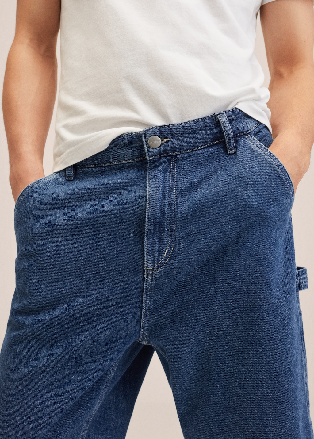 Denim carpenter shorts - Details of the article 1