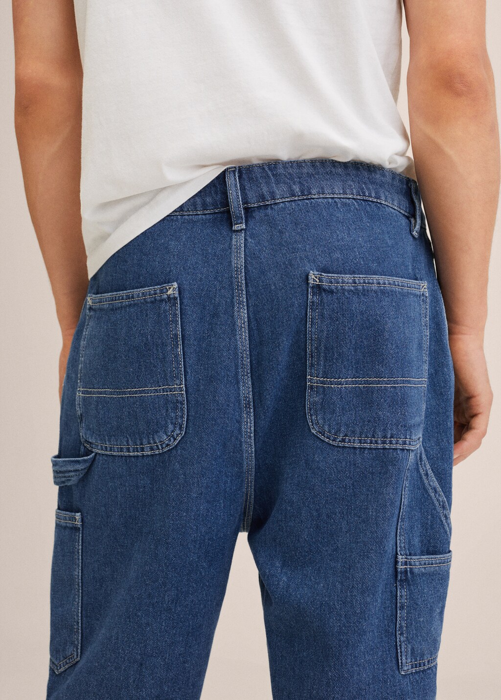 Denim carpenter shorts - Details of the article 3