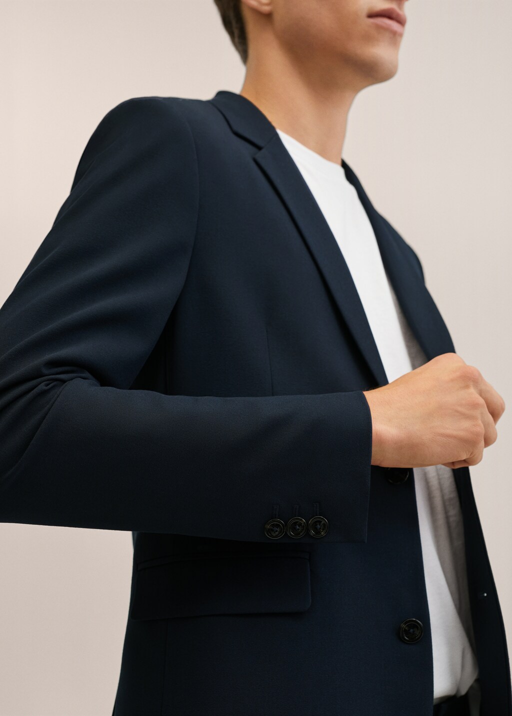 Slim-fit suit jacket - Details of the article 2