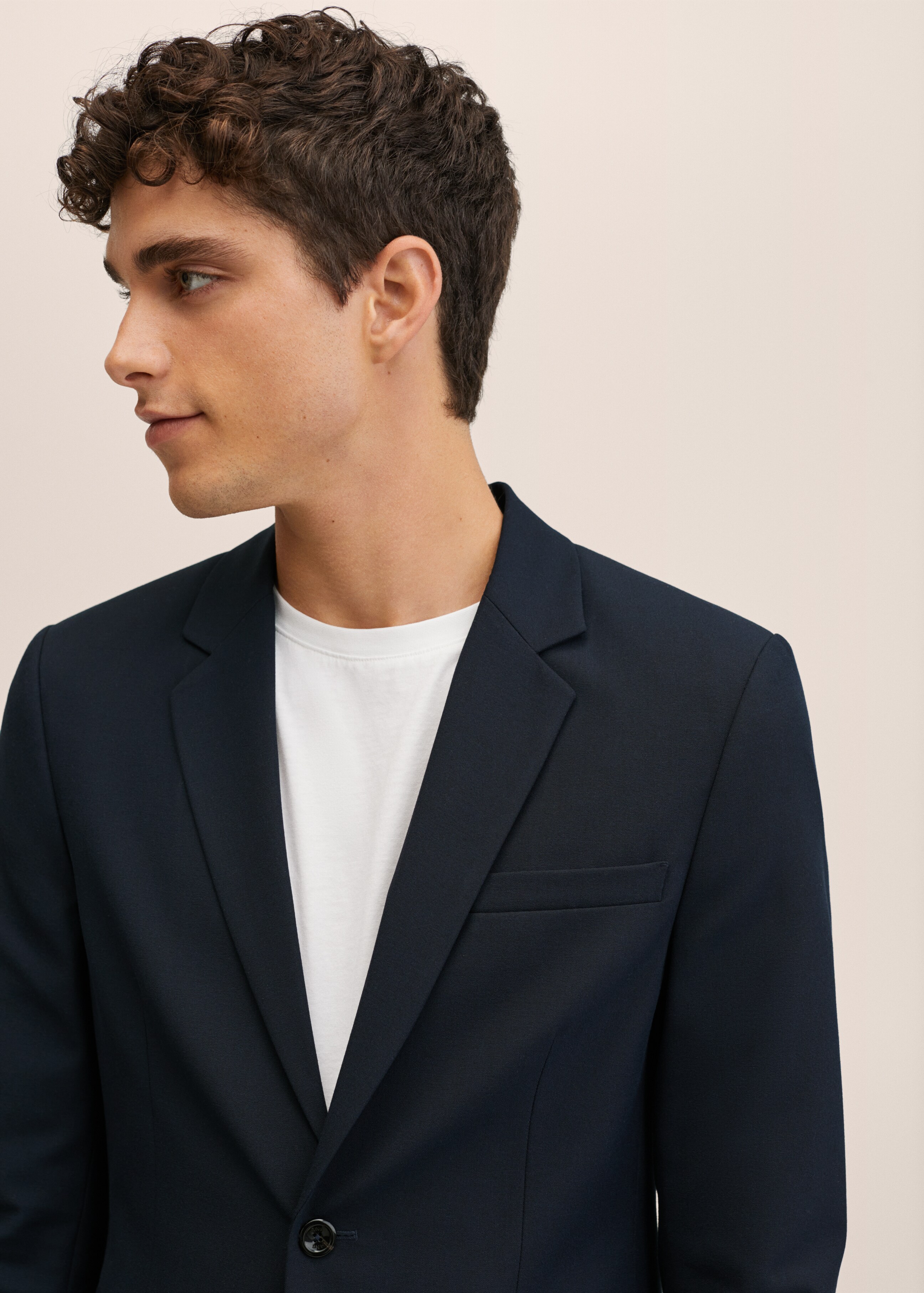 Slim-fit suit jacket - Details of the article 3