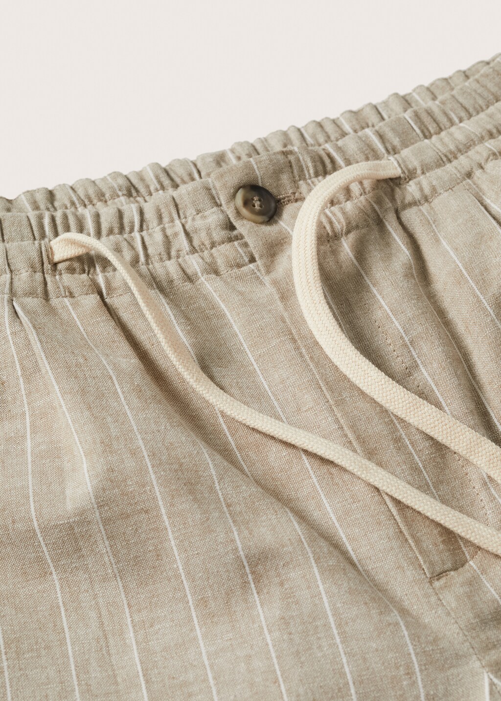 Striped cotton trousers - Details of the article 8