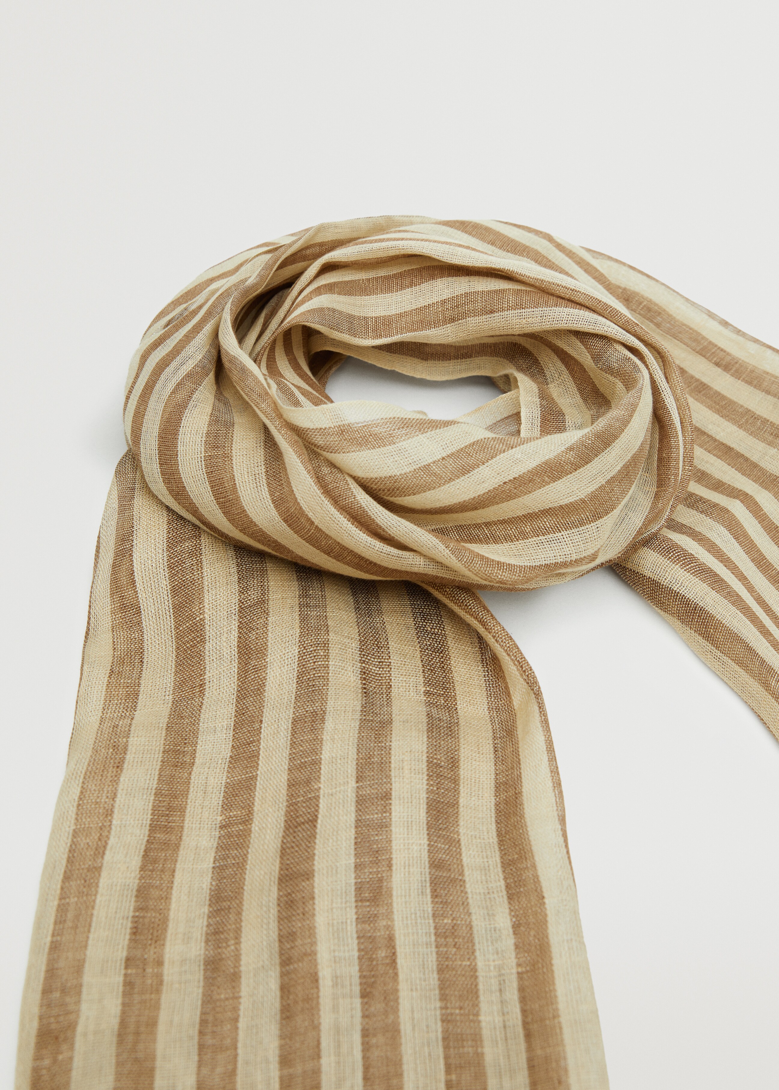100% linen scarf - Details of the article 2
