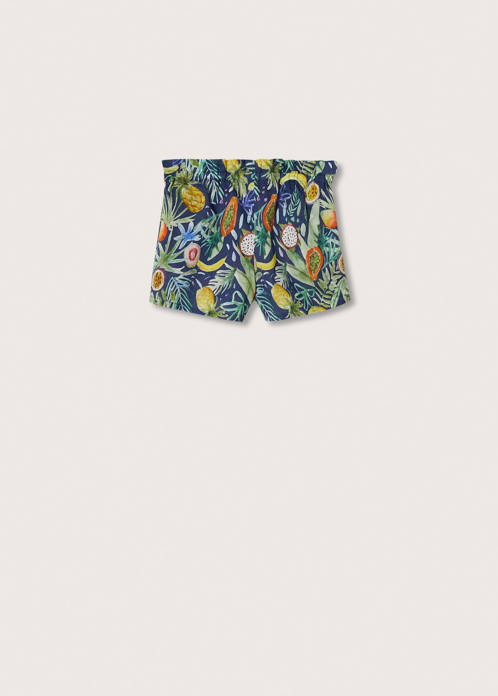 Tropical print shorts - Reverse of the article