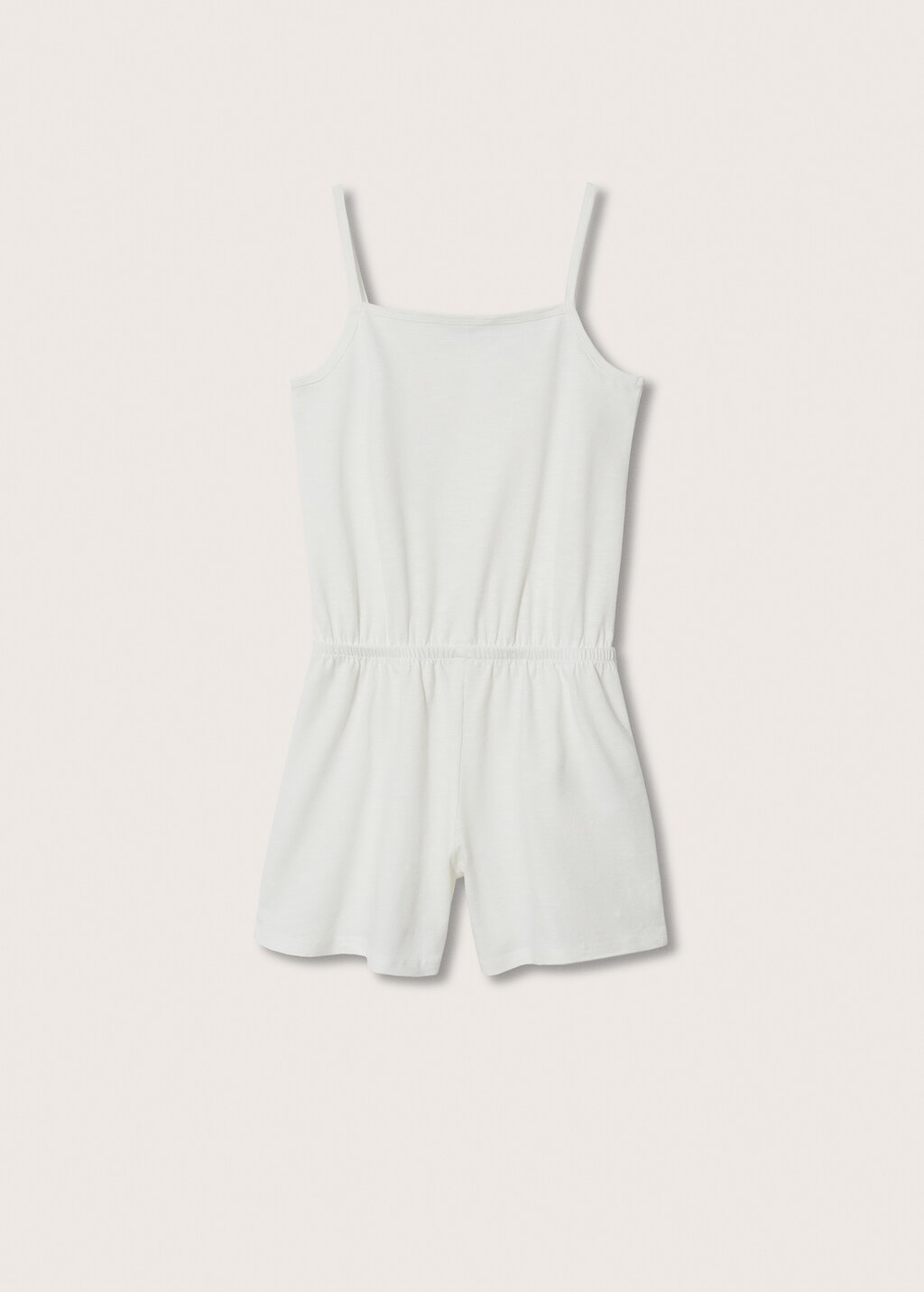 Cotton short jumpsuit - Reverse of the article