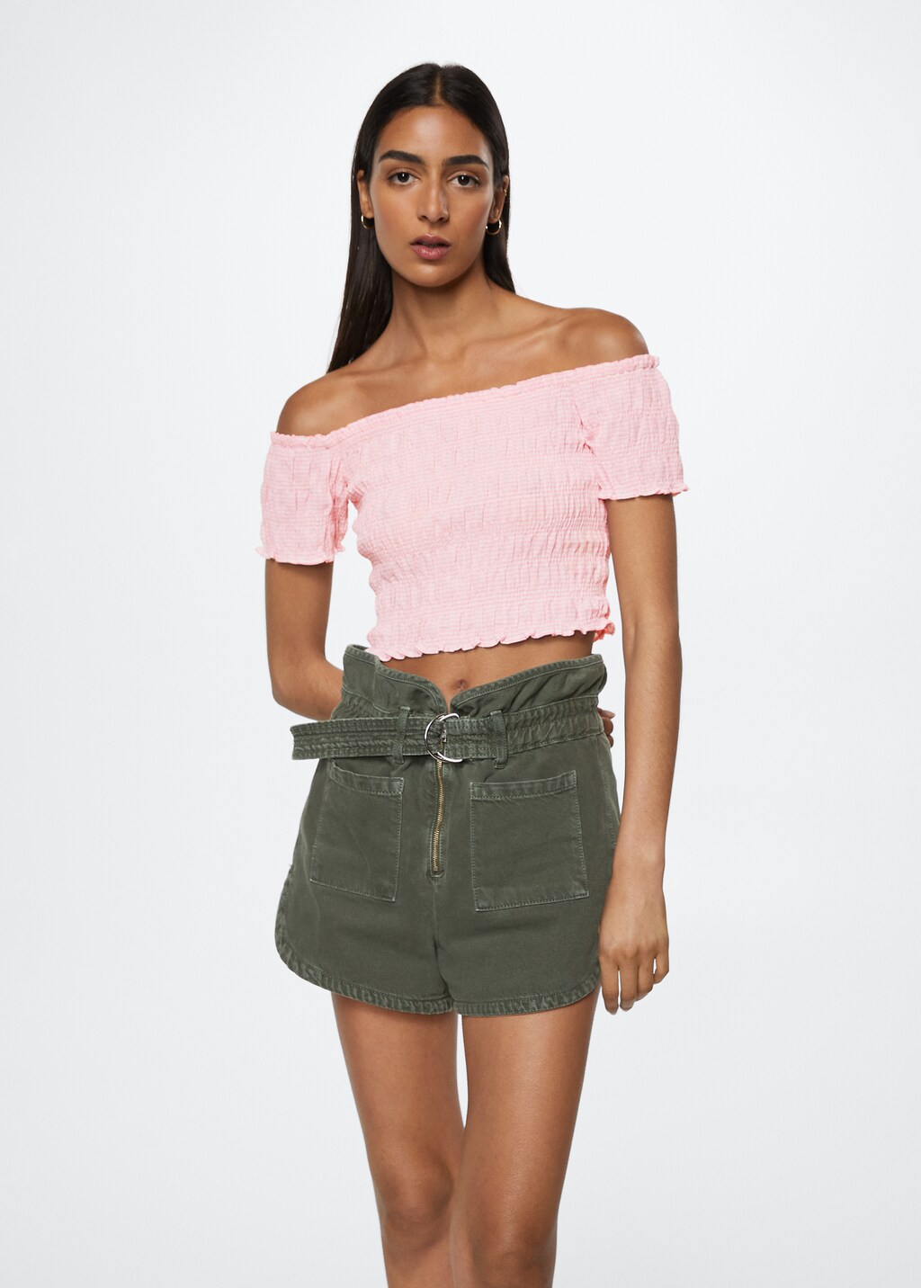 Cotton crop top - Medium plane